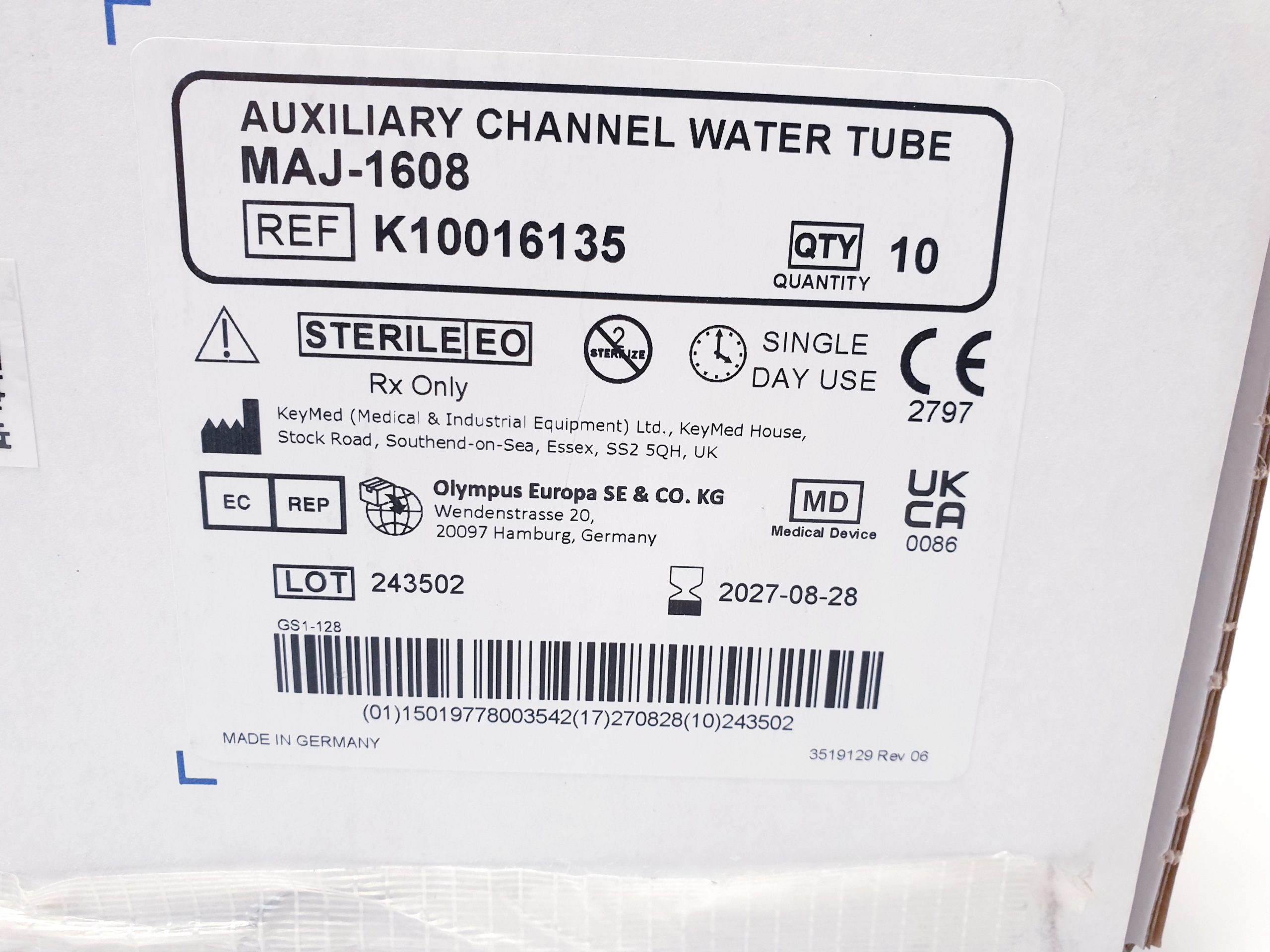 10 x Olympus MAJ-1608 Instr Channel Water Tube OFP-2 Biopsy Irrigator – Bild 7