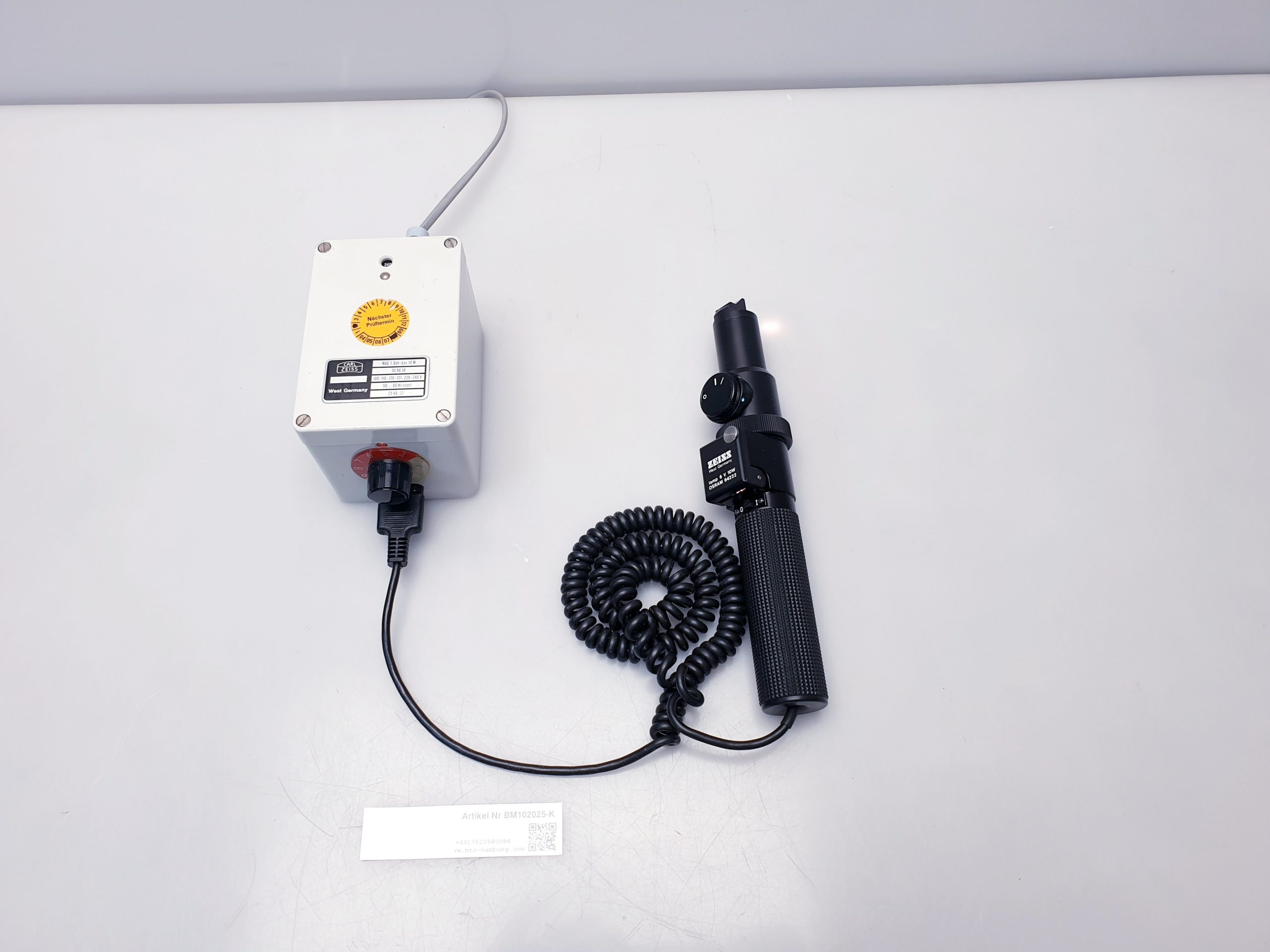 OSRAM 64222 - lamp 6v 10W + Carl Zeiss NAG f. Oph-leu 10W – Bild 2