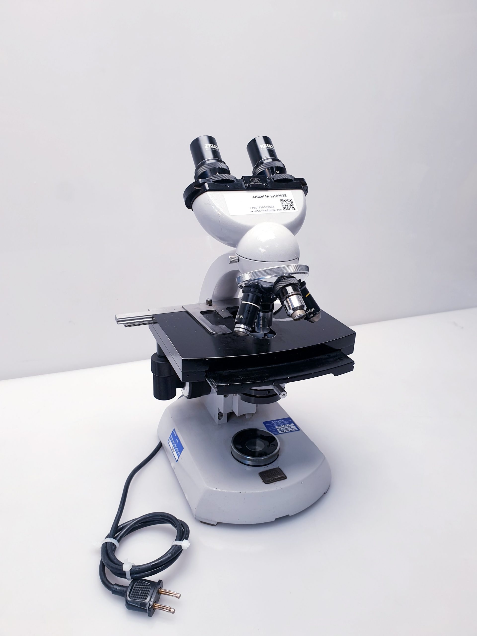 CARL ZEISS 4776268 Mikroskop Ohne Netzteil – Bild 5