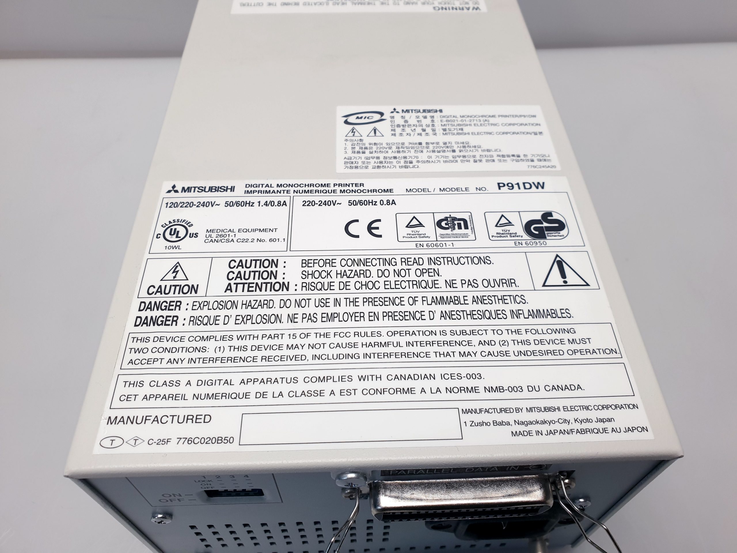 MITSUBISHI – P91D - P 91 D Printer Ultraschall-Drucker – Bild 9