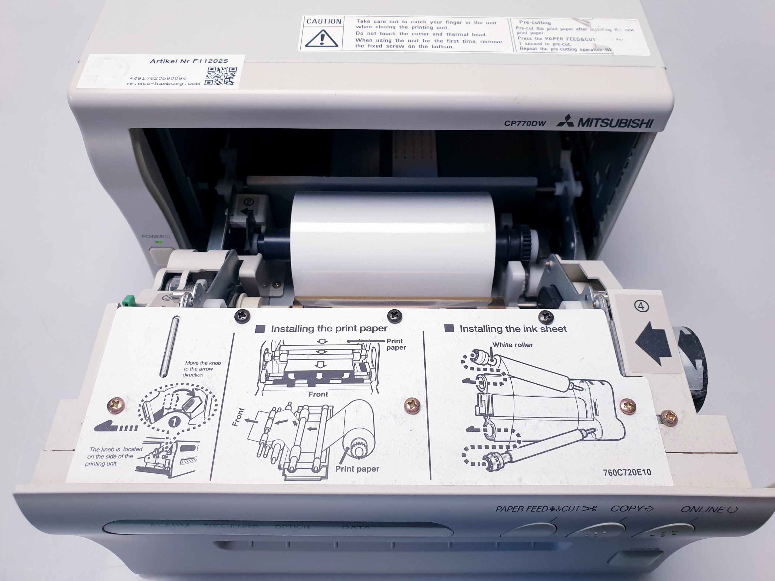 Mitsubishi CP770DW digital color printer – Bild 6