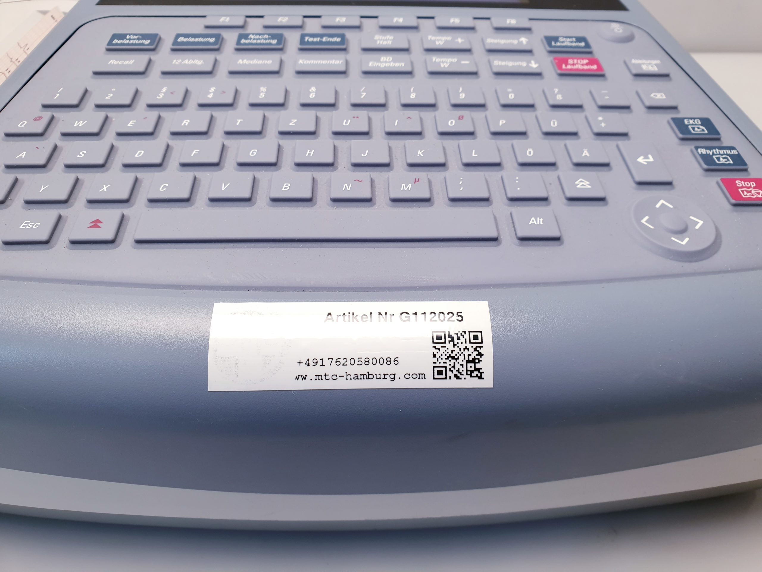 GE MAC 1600 EKG Gerät – Bild 2