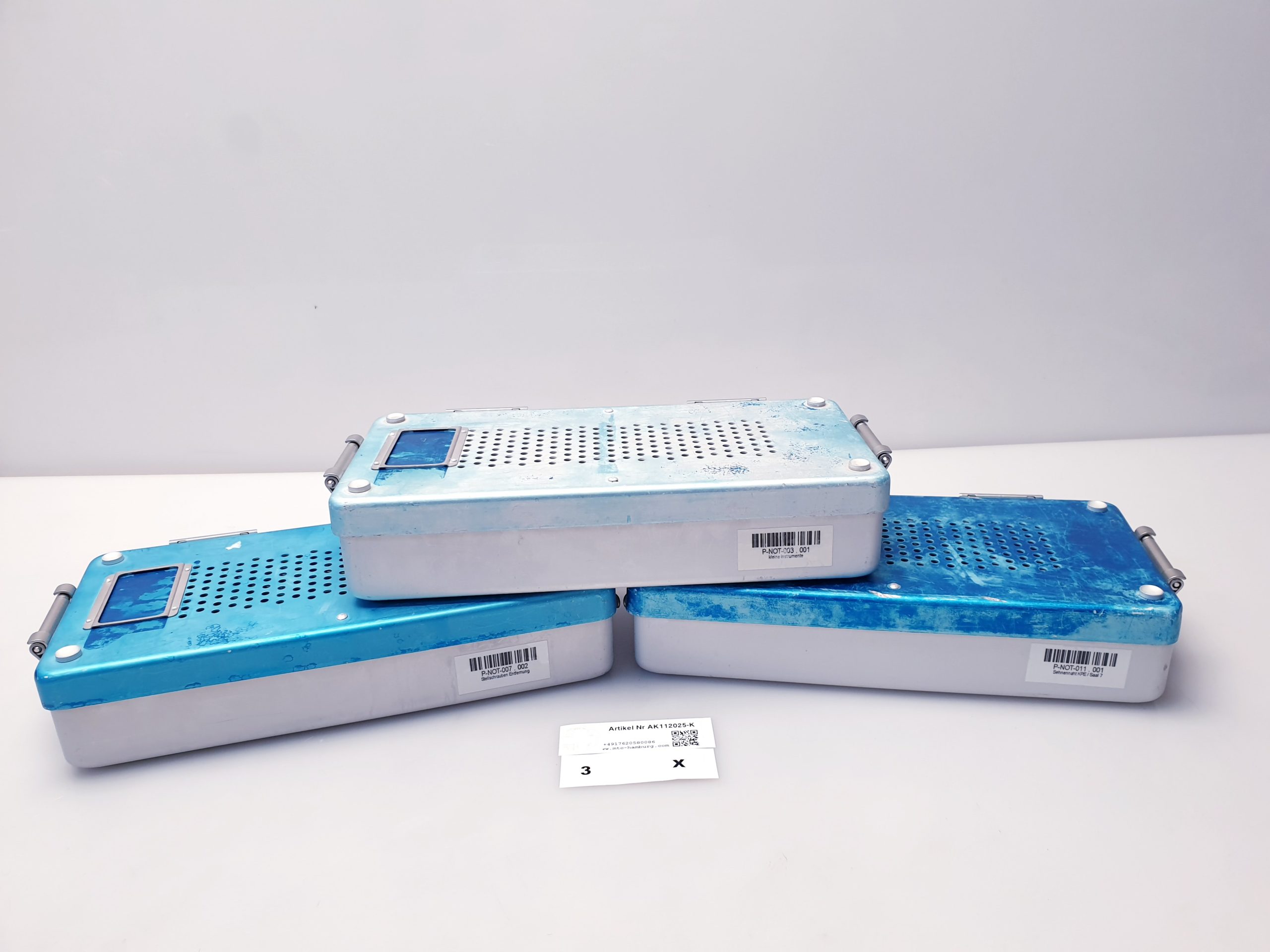 Aesculap JK171 Mini-Container Deckel Blau – Bild 3