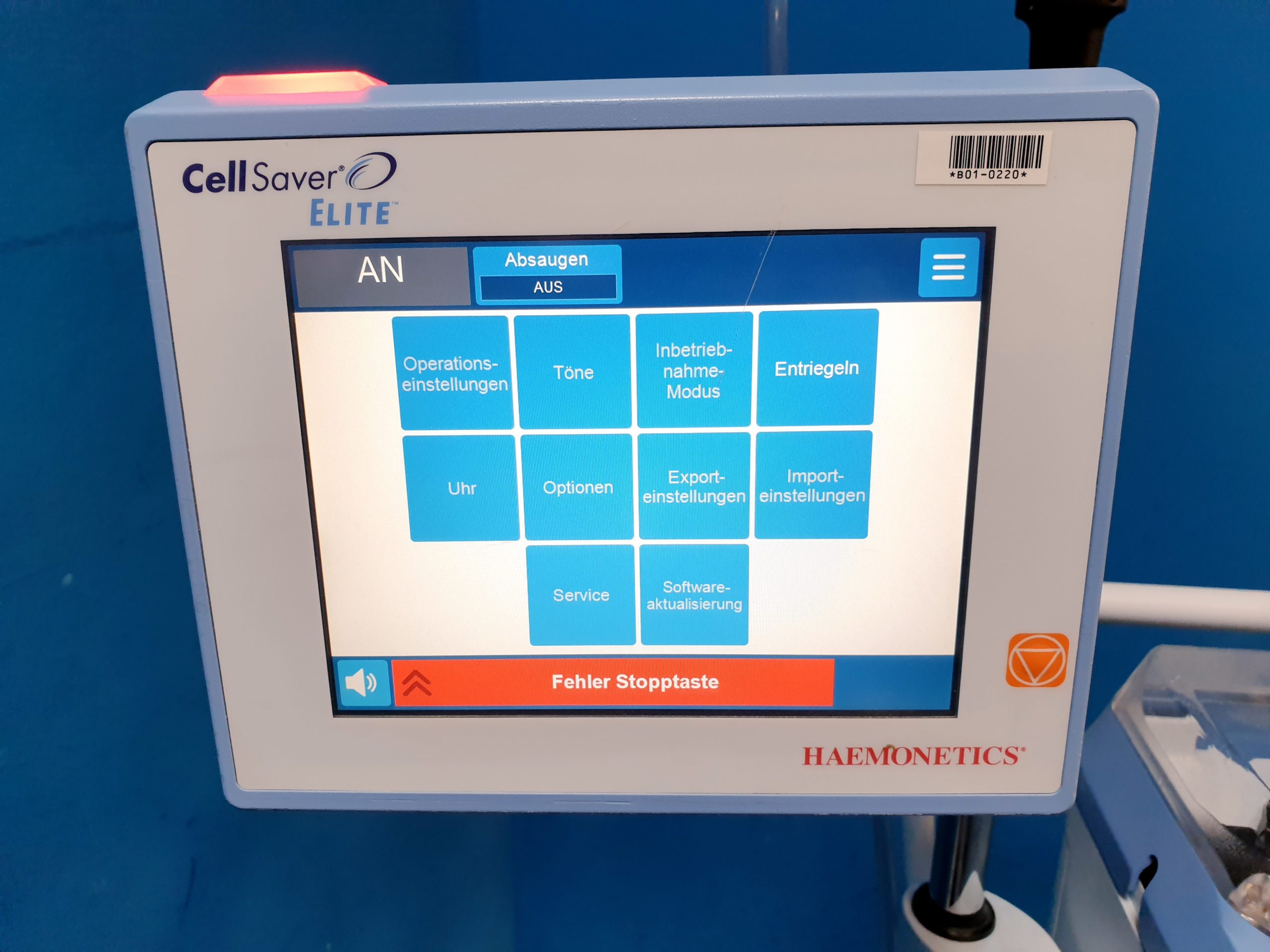 Haemonetics cell saver elite cse-e maschinelle Autotransfusion – Bild 6