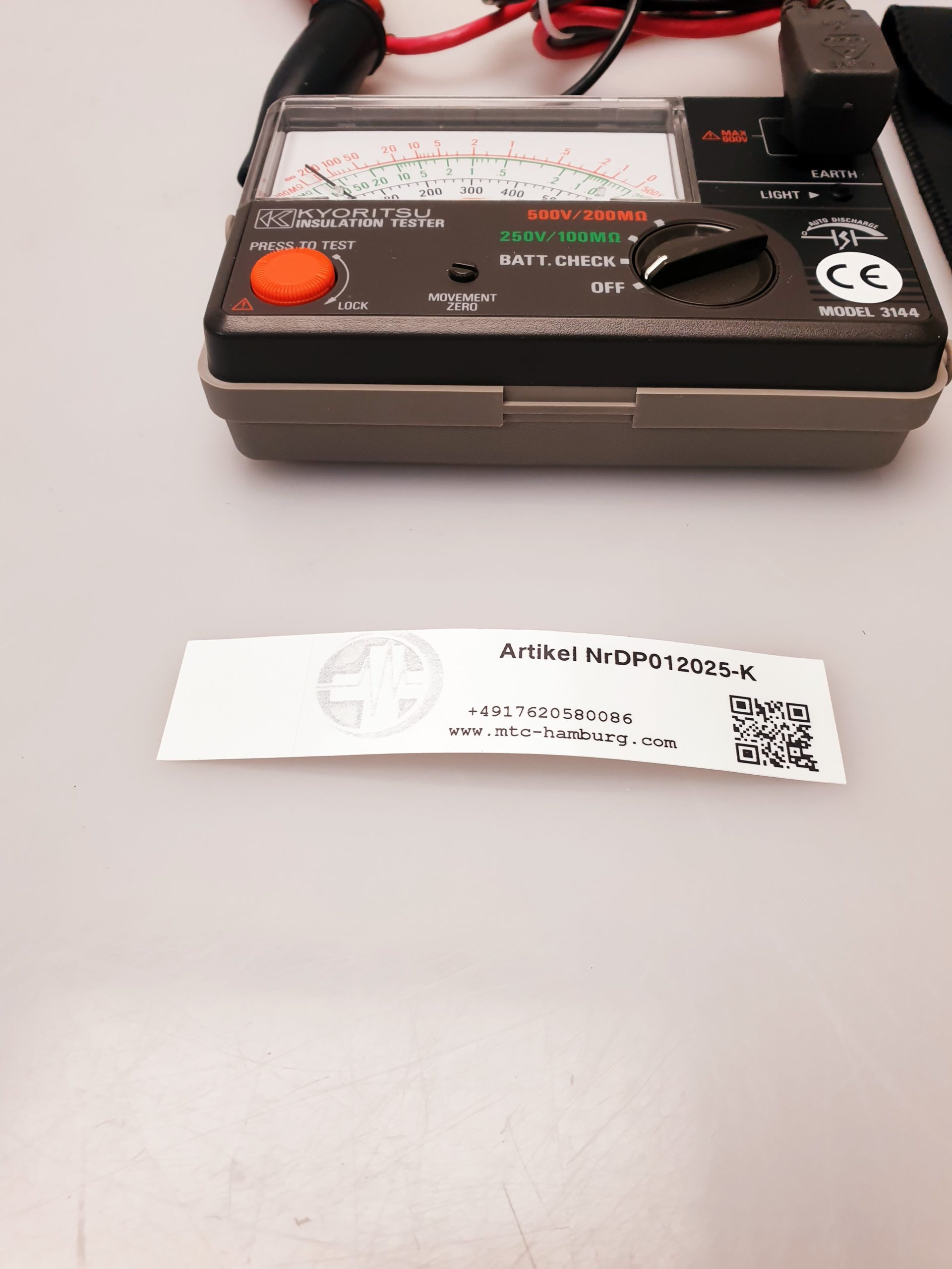 kyoritsu MODEL 3144 insulation tester – Bild 2