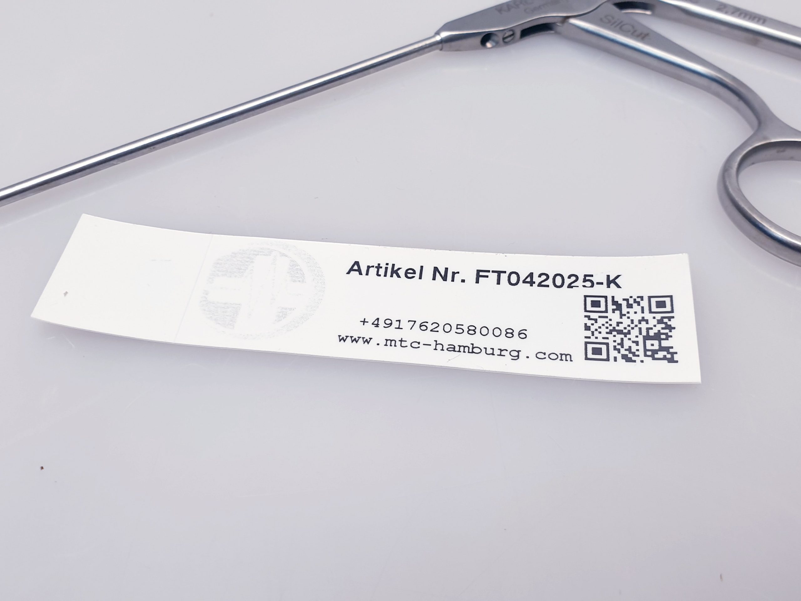 Karl Storz 28171 2,7 mm SilCut Forceps scissor – Bild 3