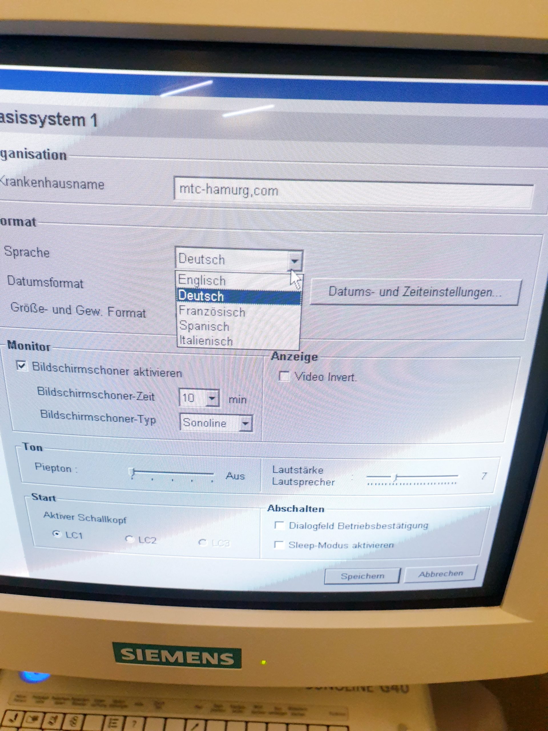 Siemens Sonoline G40 - G 40 Ultraschall +L9-5 linear+ VF10-5 Lineare Sonde – Bild 11