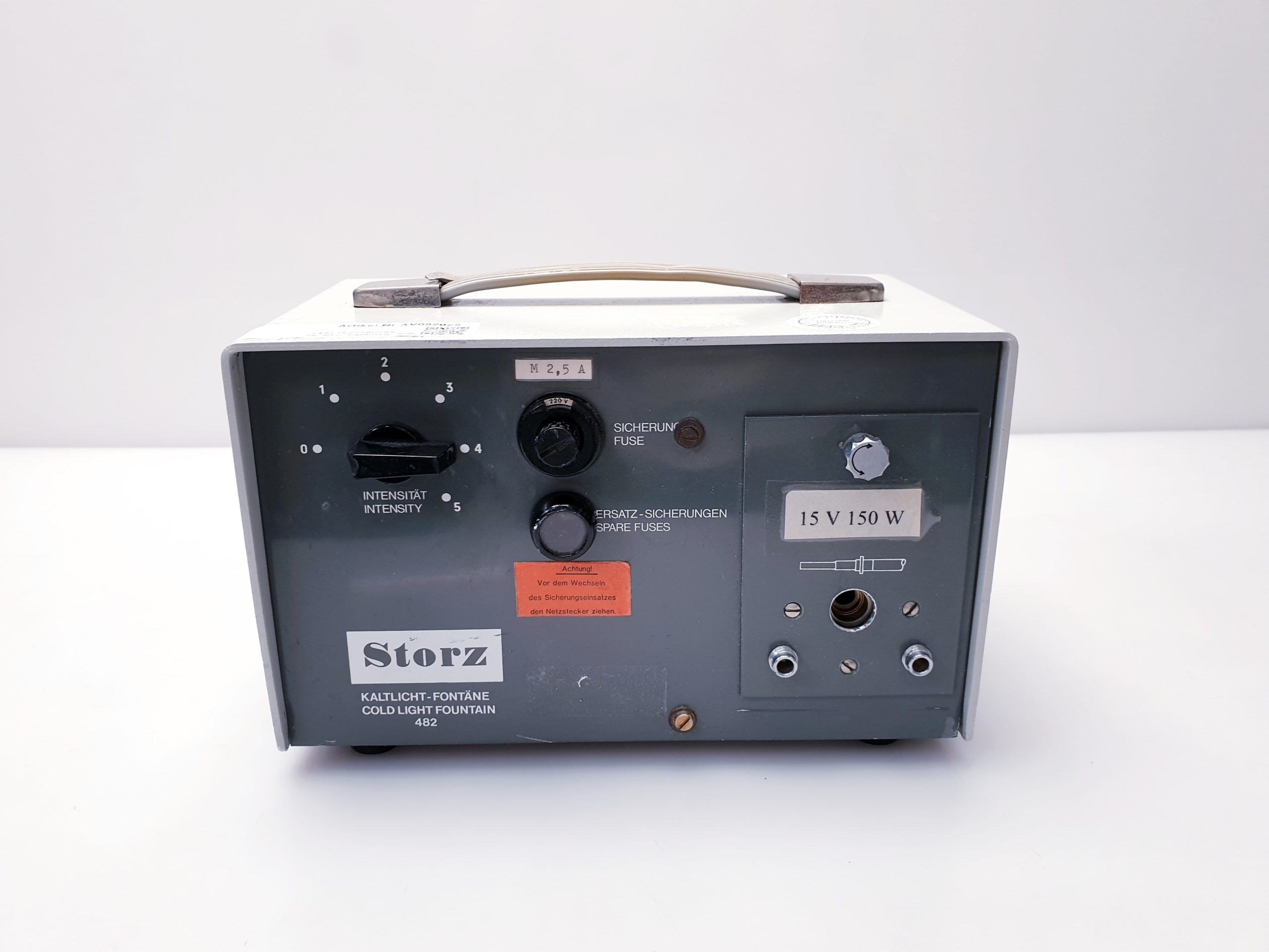 Karl STORZ Kaltlicht Lichtquelle Fontäne Kaltlichtbrunnen 482 Endoskop ungeprüft – Bild 3