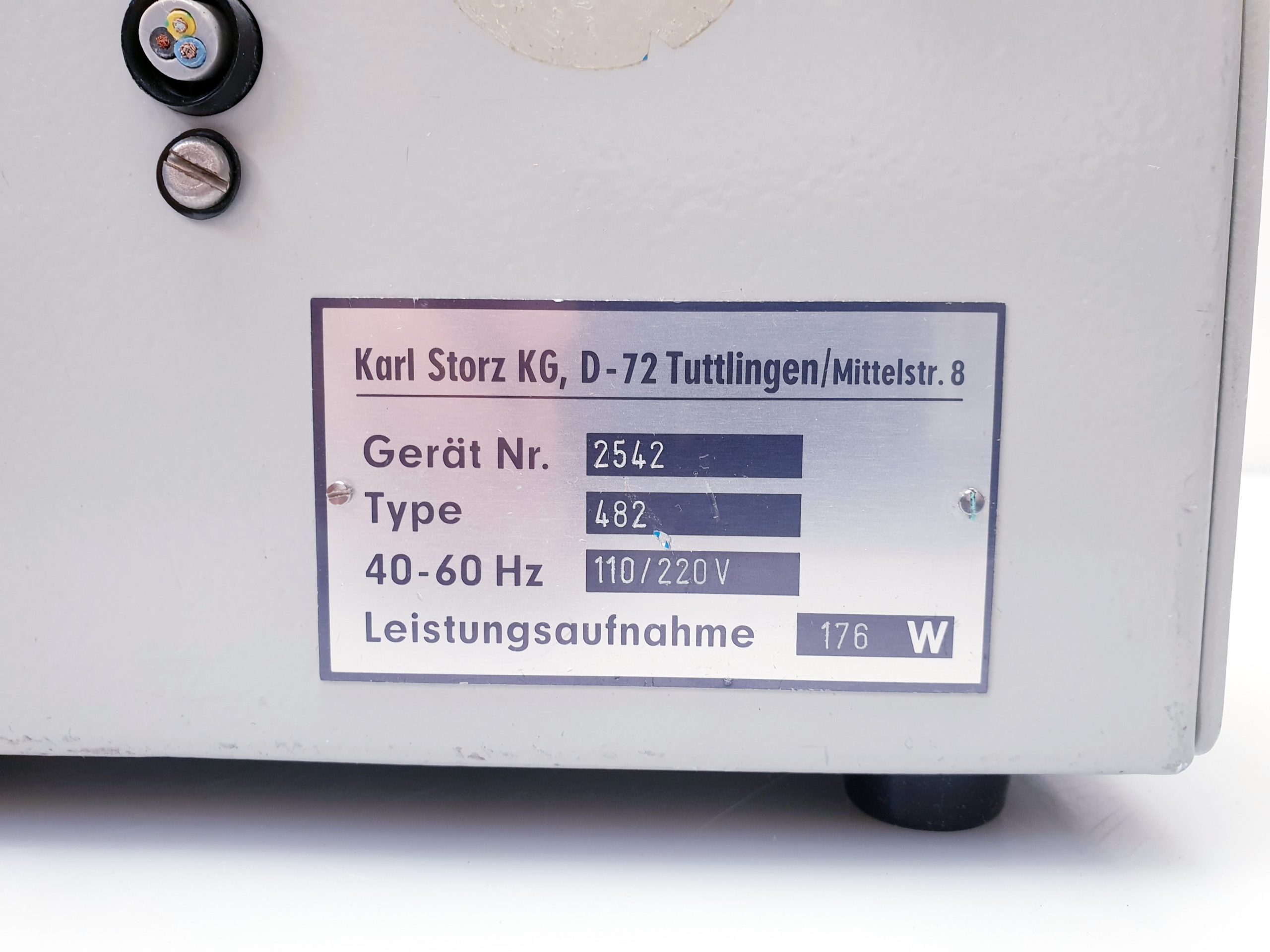 Karl STORZ Kaltlicht Lichtquelle Fontäne Kaltlichtbrunnen 482 Endoskop ungeprüft – Bild 8