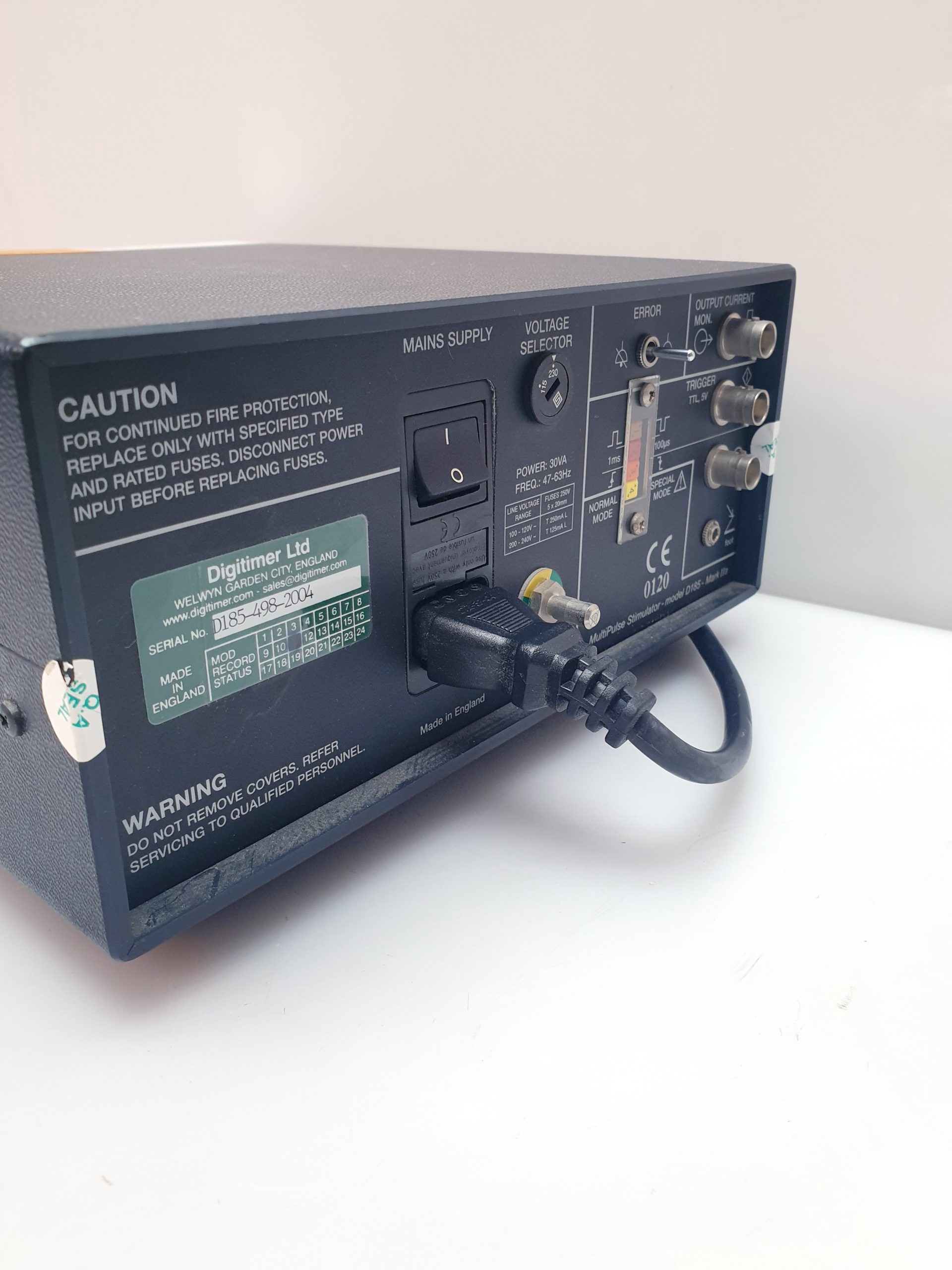 Digitimer D185 Mark II Multipulse Transcranial Cortical Stimulator – Bild 8