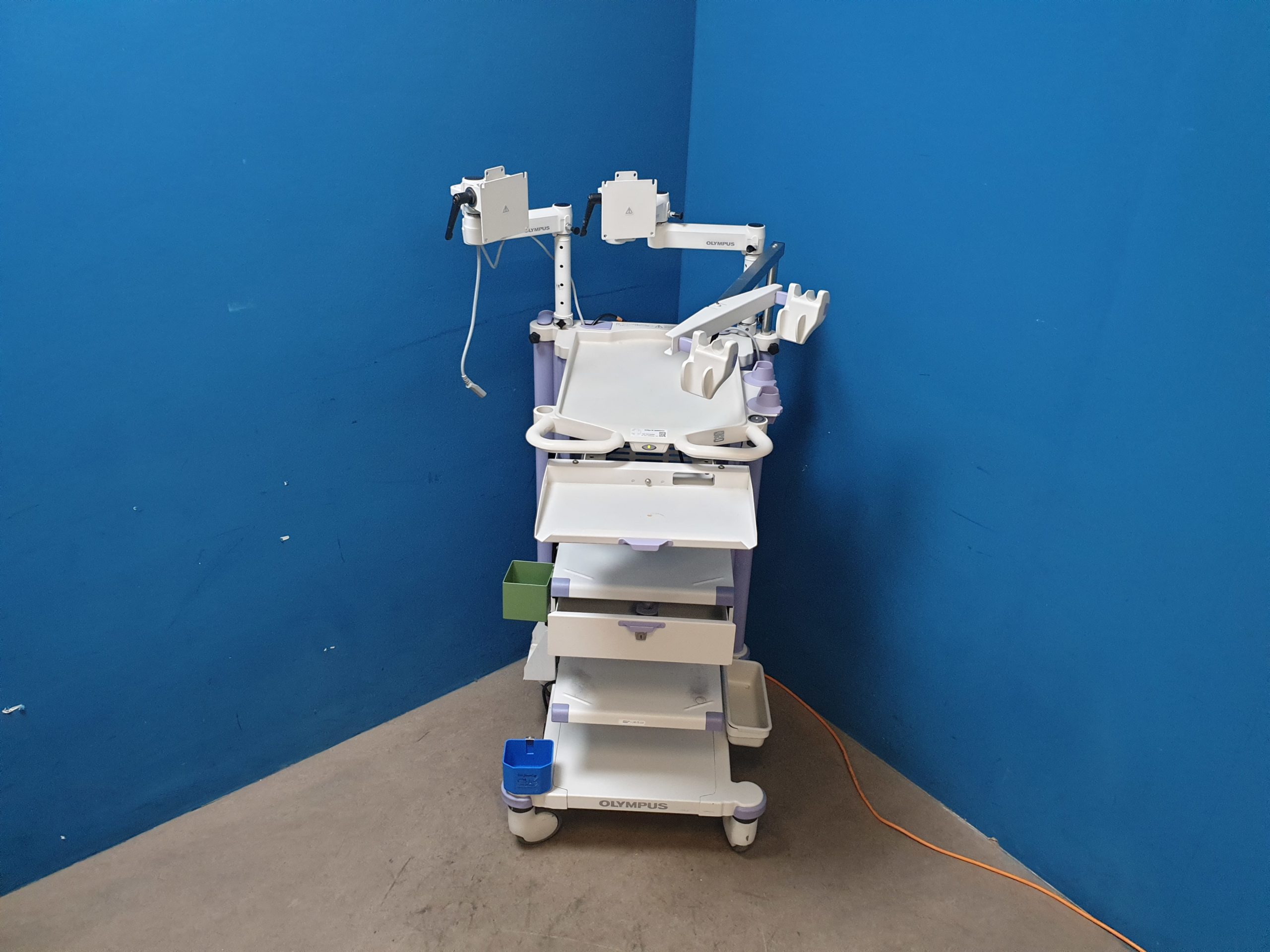 Olympus WM-NP1 Gerätewagen - Endoskopie Wagen mit Monitor Halter – Bild 3