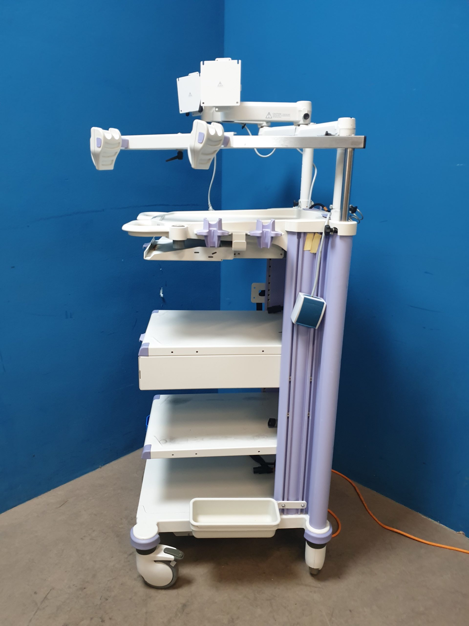Olympus WM-NP1 Gerätewagen - Endoskopie Wagen mit Monitor Halter – Bild 4