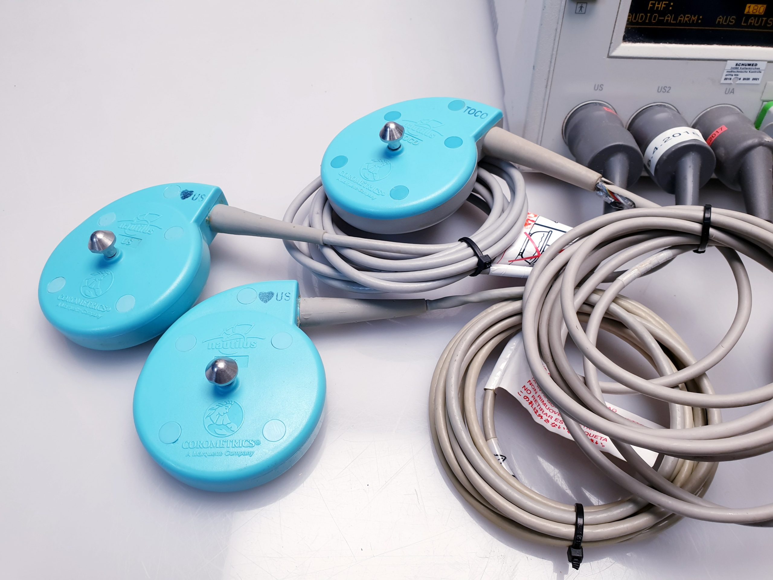 Corometrics 120 series CTG + SpO2 Sensor + Aufnehmen – Bild 9