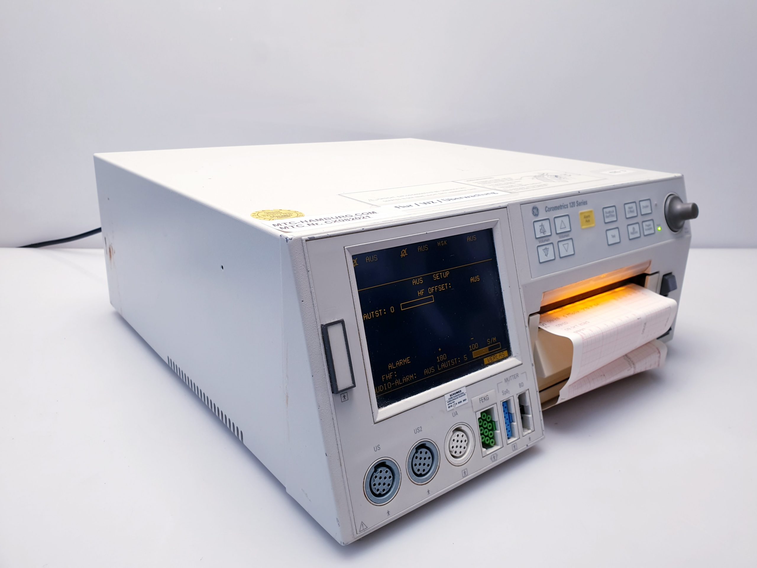 Corometrics 120 series CTG + SpO2 Sensor + Aufnehmen – Bild 18