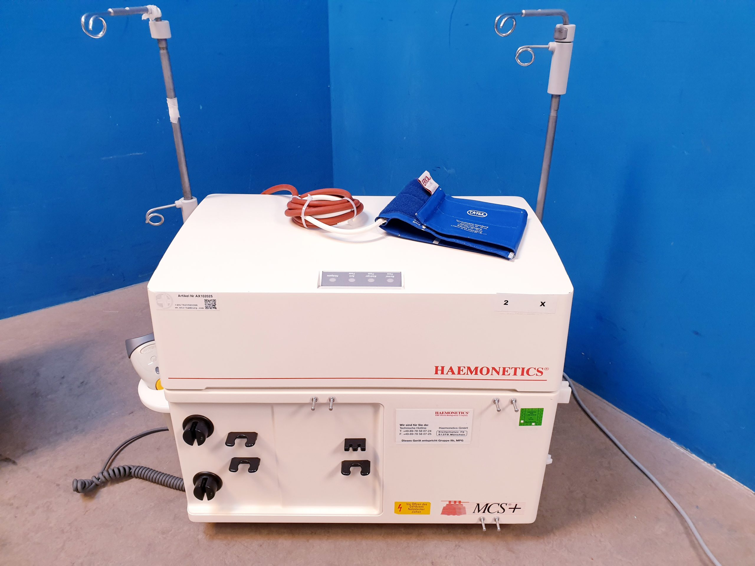 HAEMONETICS MCS plus 9000 Apheresesystem – Bild 2