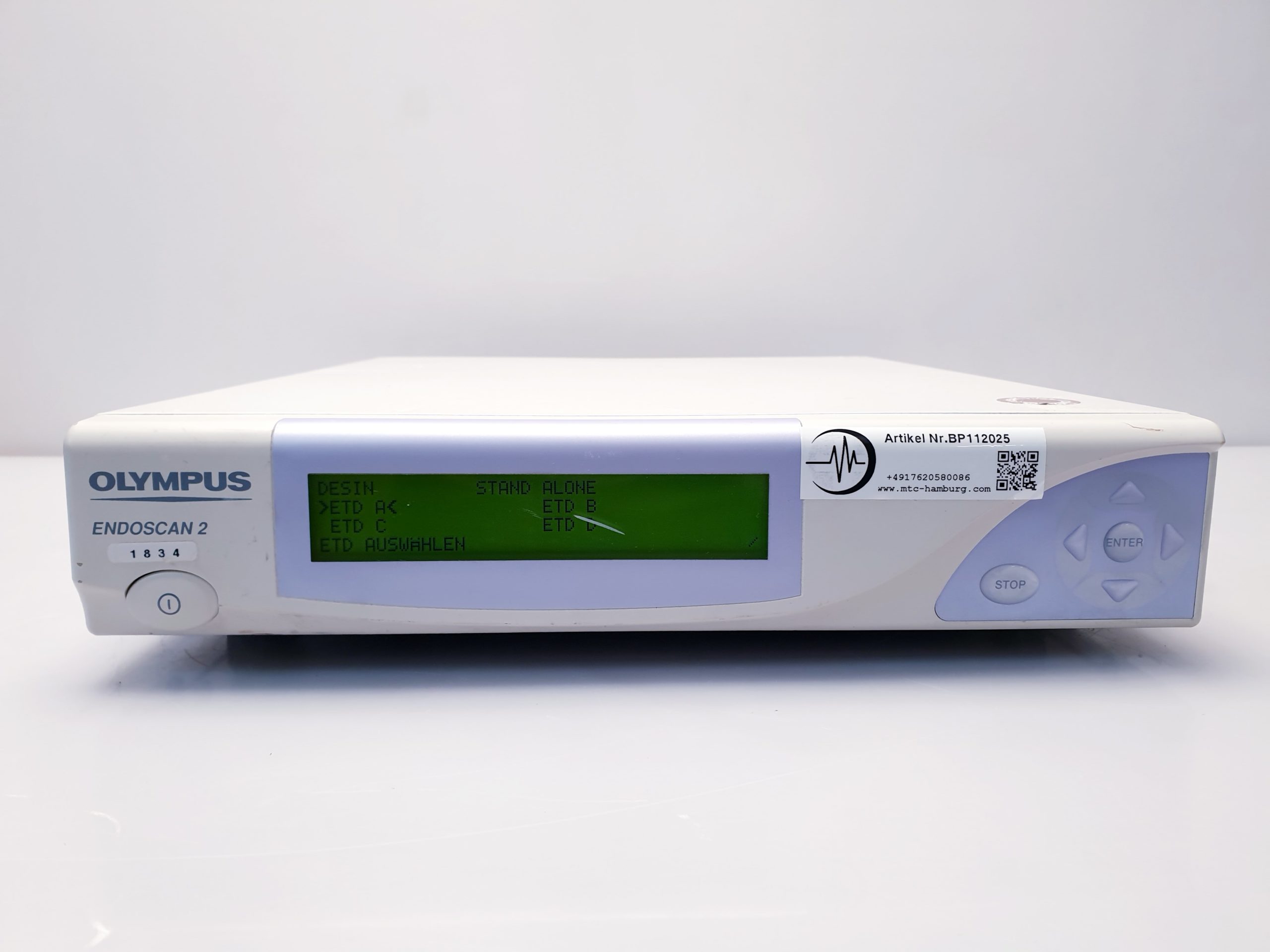 Olympus Endoscan 2 System für die Dokumentation des Aufbereitungsprozesses