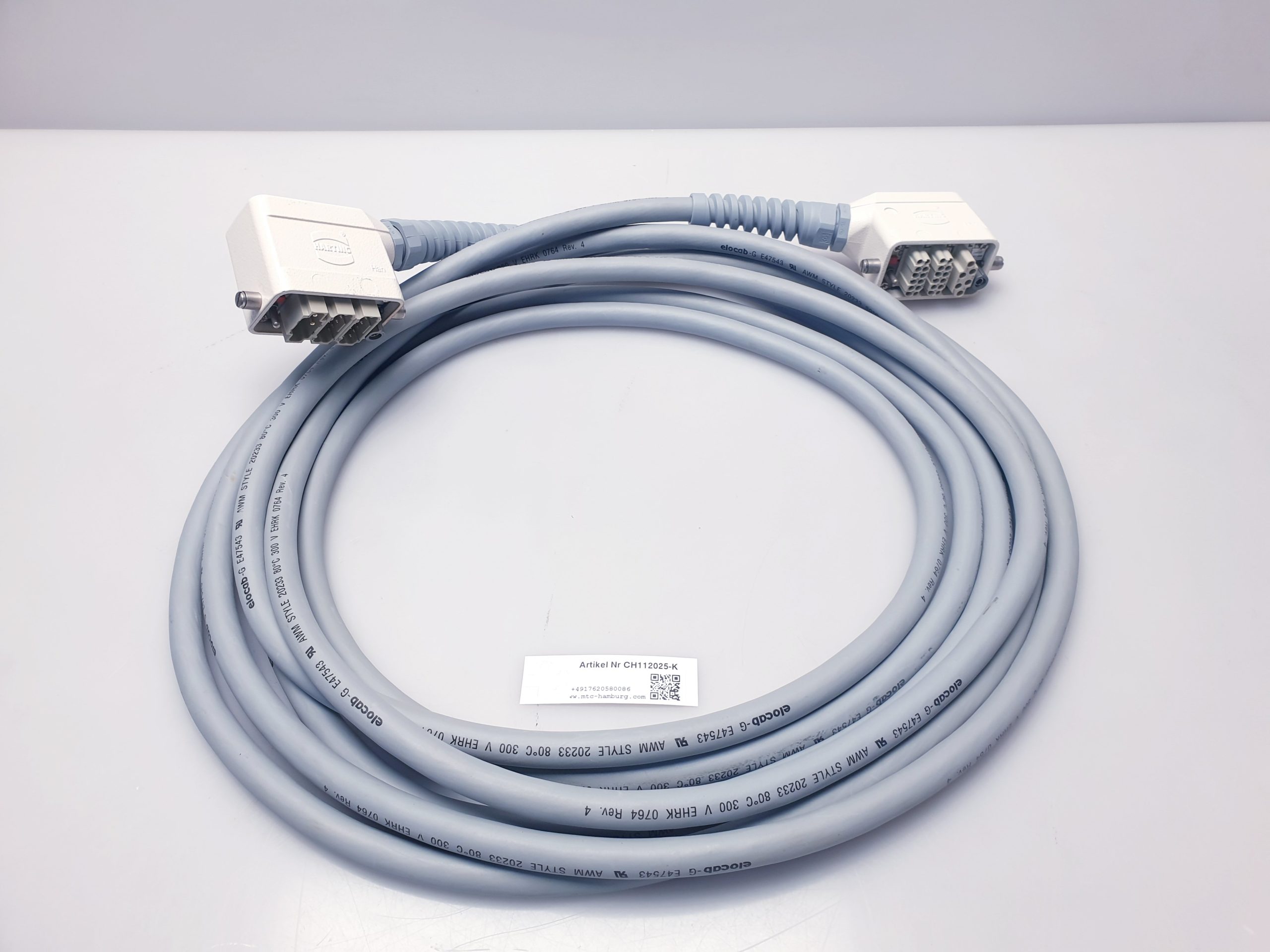 Harting Han + elocab-g e47543 Verbindungskabel- c Arm Kabel