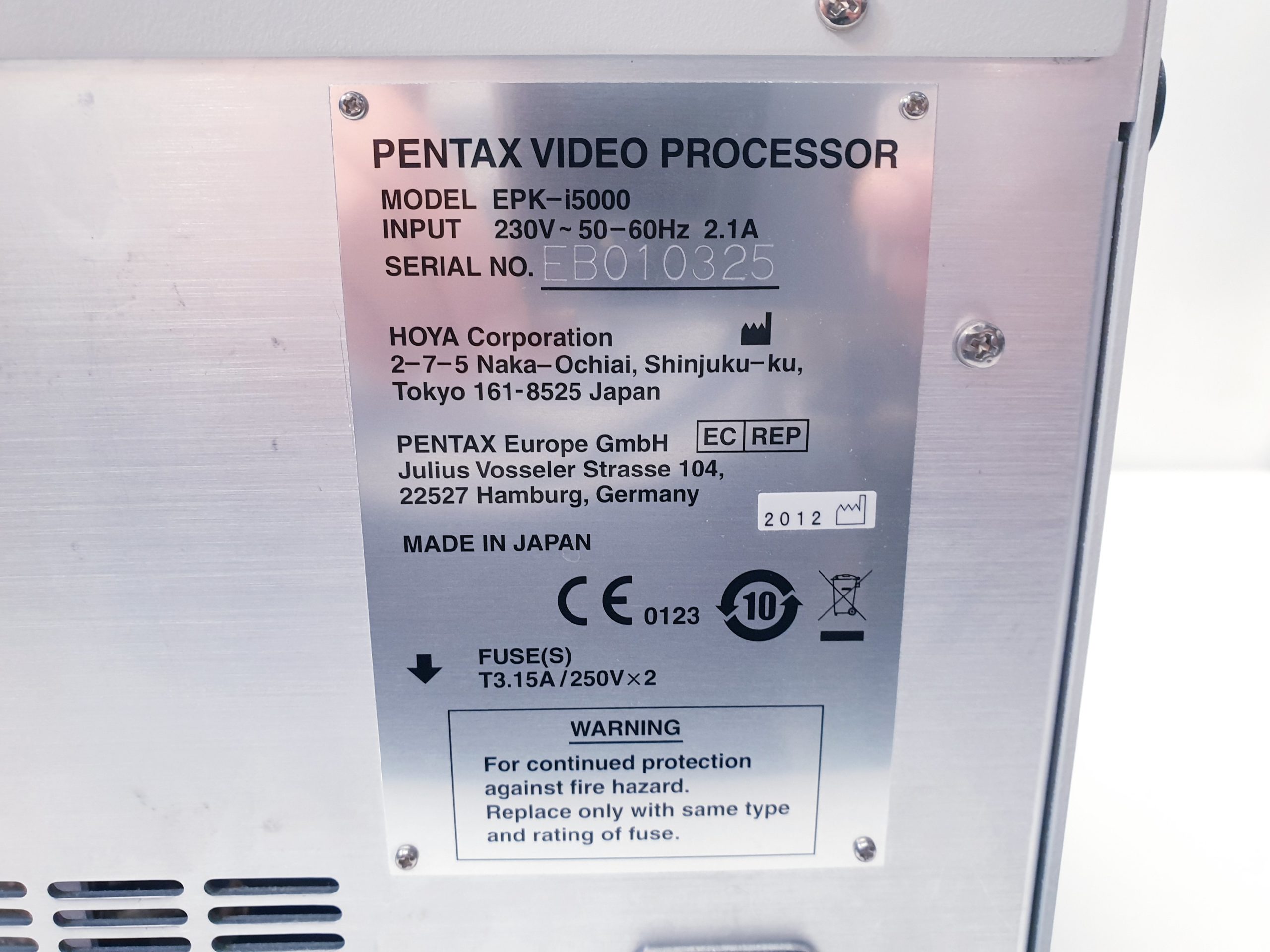 Pentax EPK-i5000 HD+ Videoprozessor Lichtquelle – Bild 18