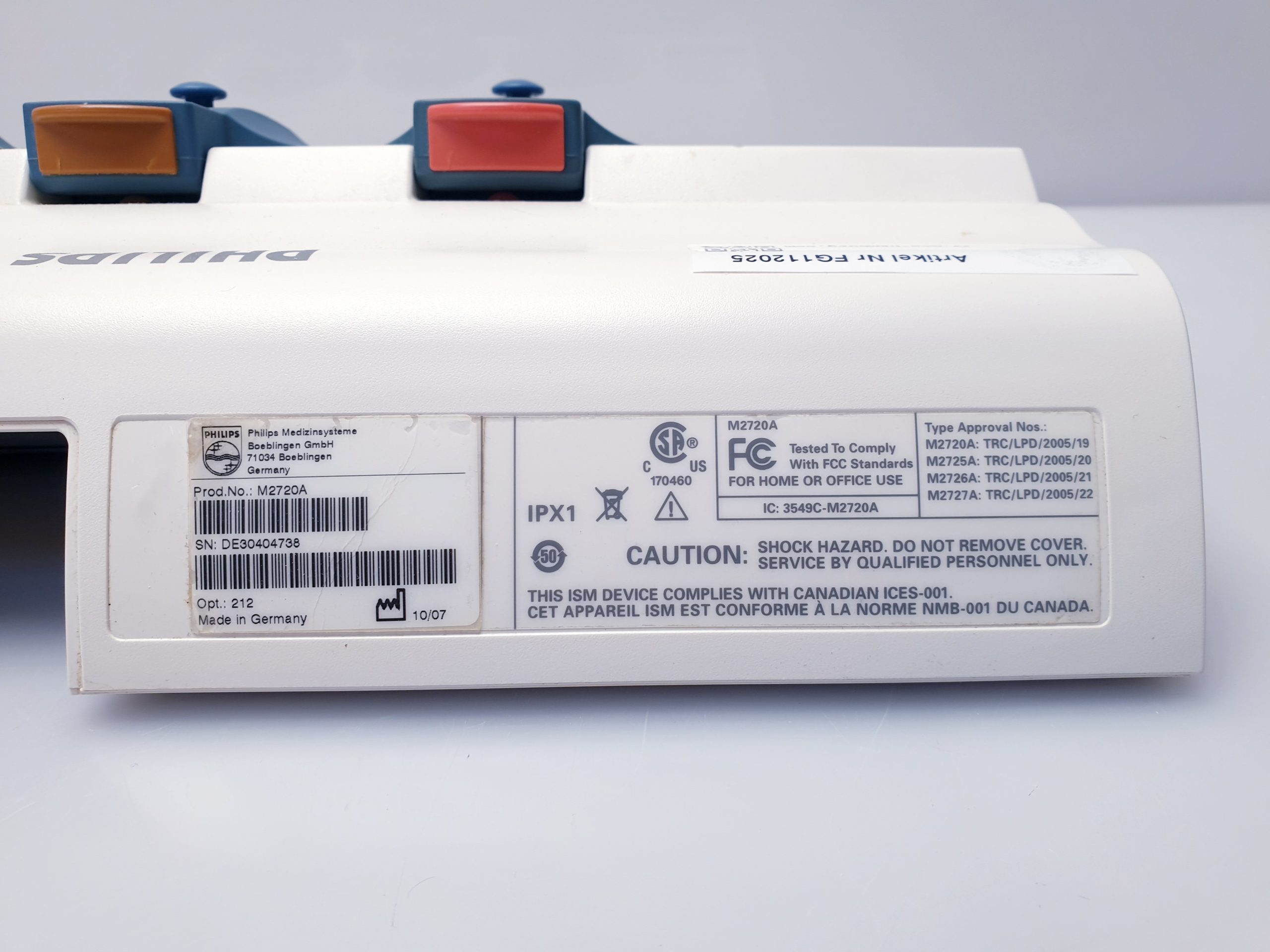 Philips M2720A Avalon CTS Fetal Monitor Base Station + 2725A + 2727A + 2726A – Bild 16