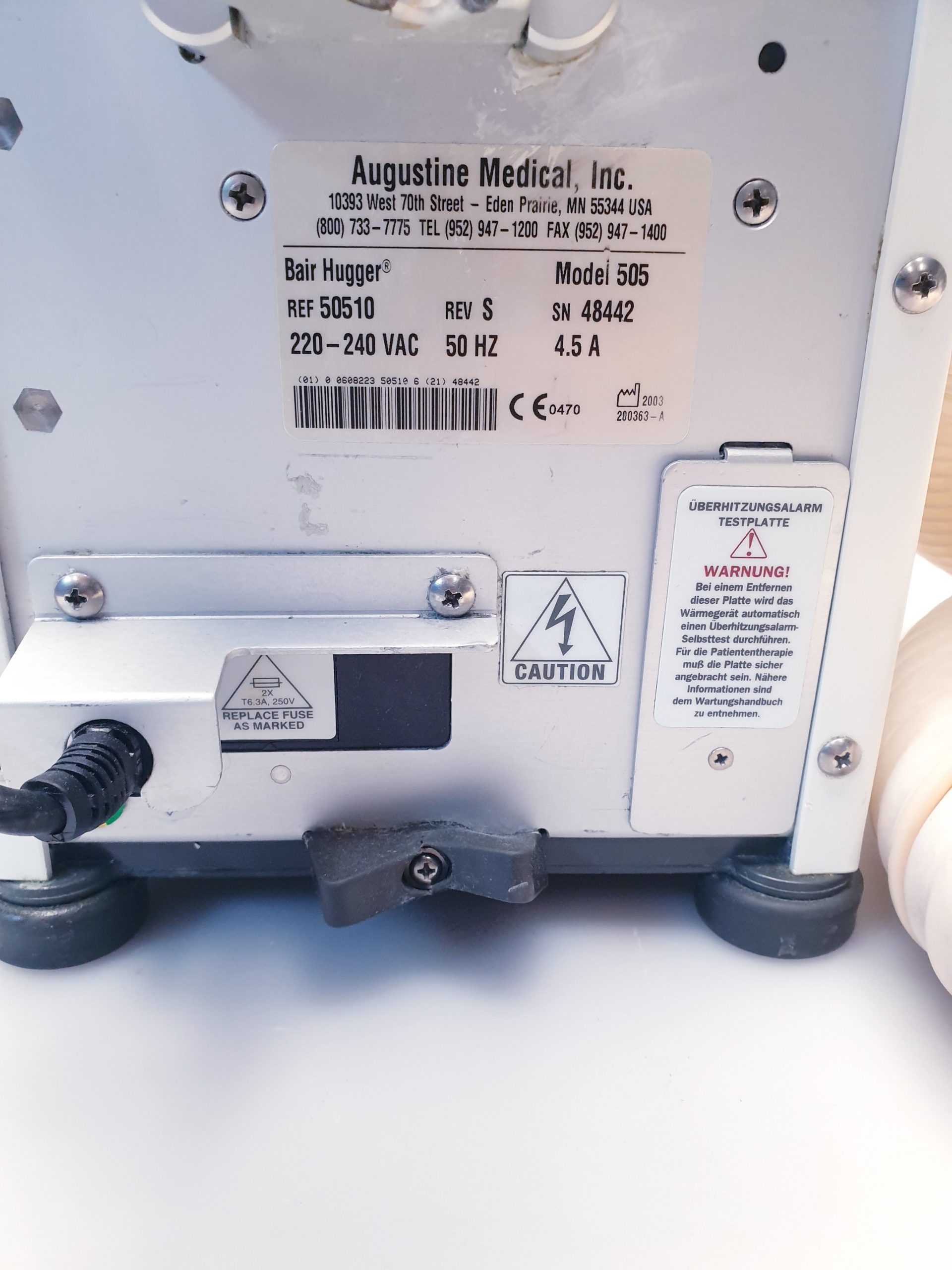 Bair Hugger 505 Patientenwärmsystem – Bild 13