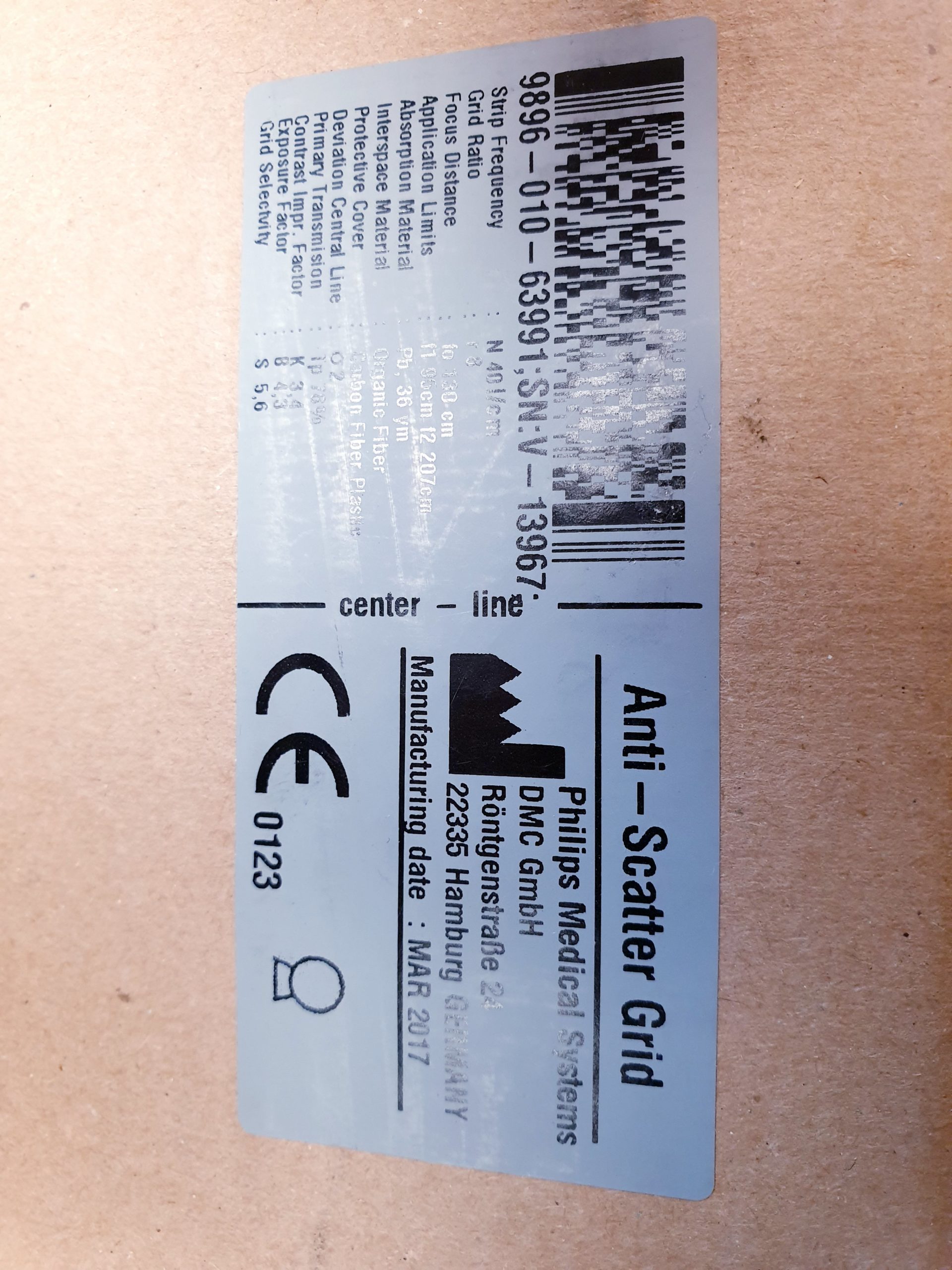 Philips Medical 9896-010-63991 Anti-Scatter Grid for Xray – Bild 8