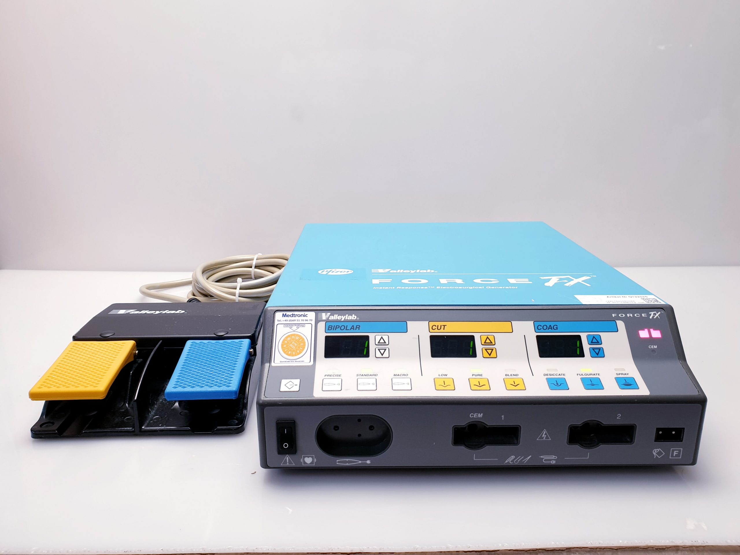 Valleylab Force FX-8 FX8 FX 8 + Valleylab E6008B Fußschalter – Bild 3