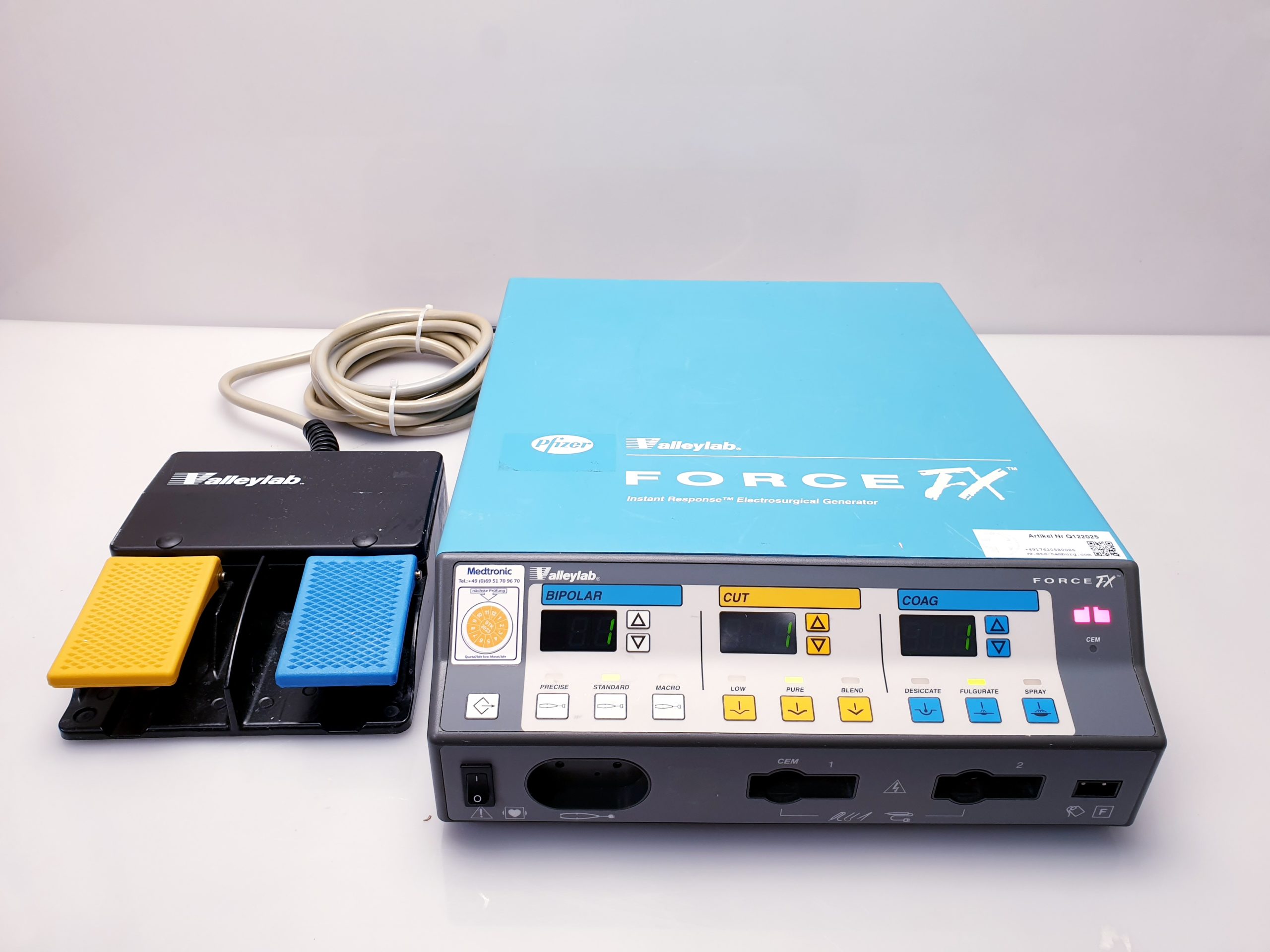 Valleylab Force FX-8 FX8 FX 8 + Valleylab E6008B Fußschalter – Bild 4