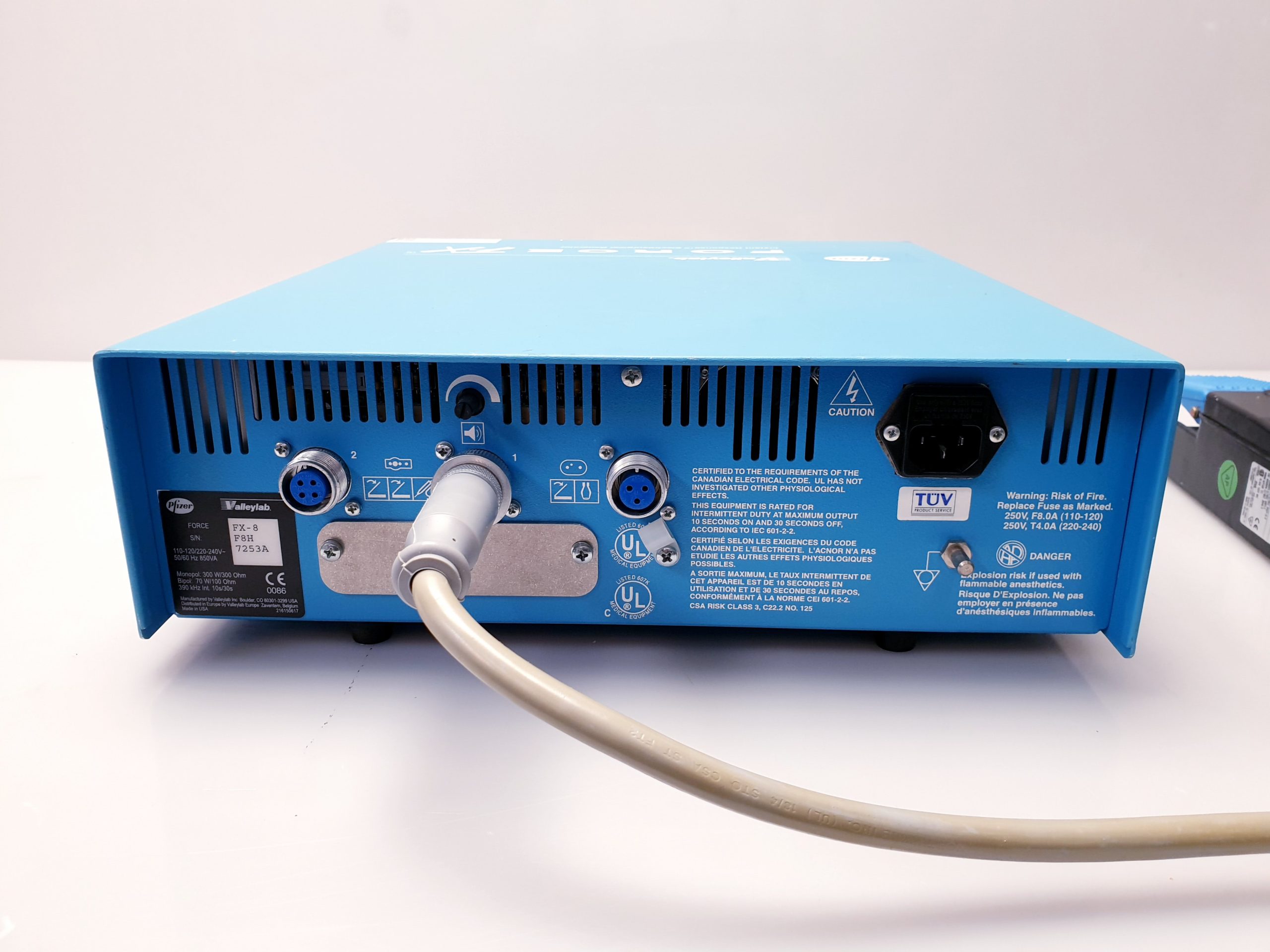 Valleylab Force FX-8 FX8 FX 8 + Valleylab E6008B Fußschalter – Bild 13