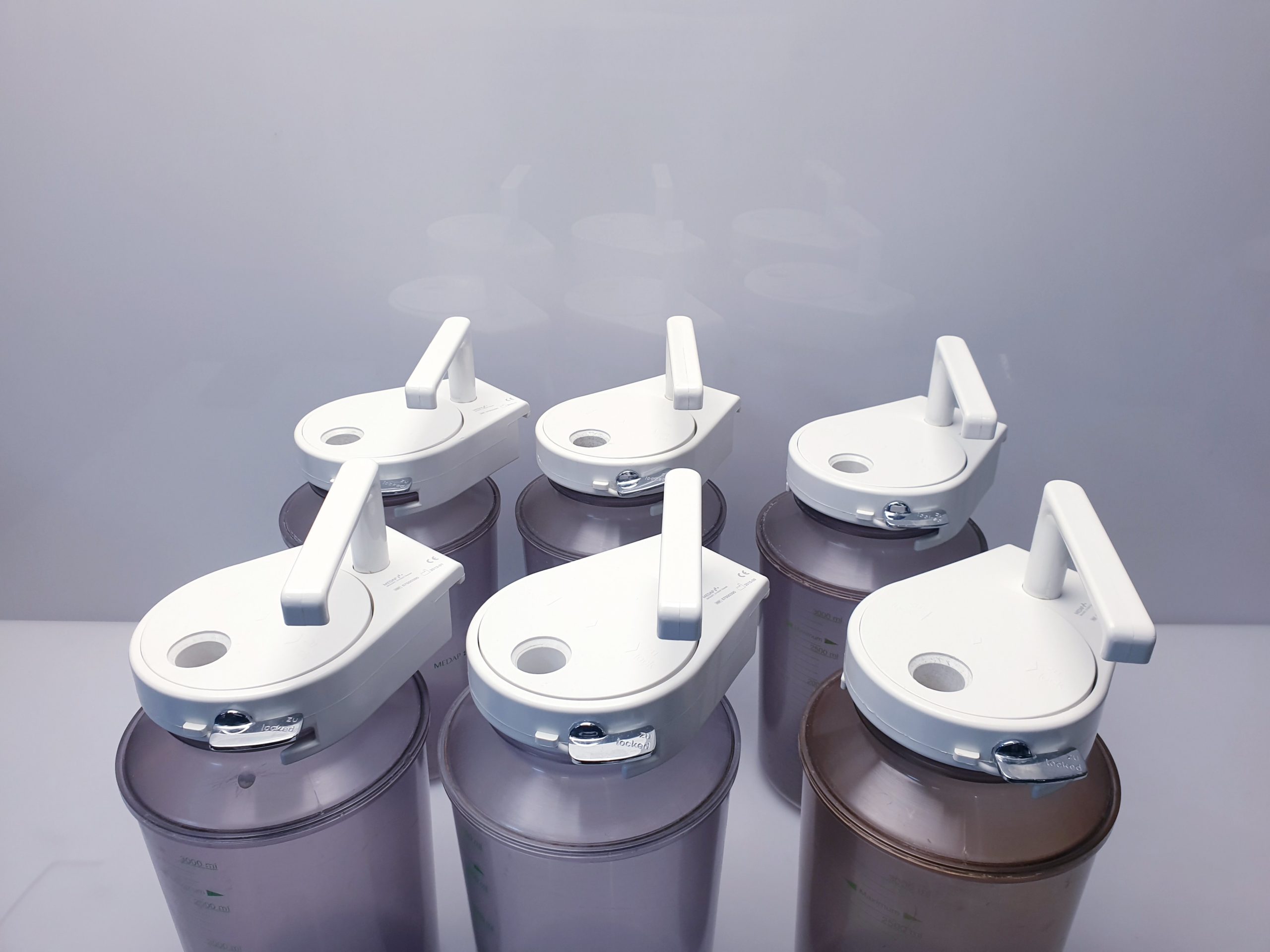 Maquet Medap Sekretbehälterverschluss 57500390 3 Liter mit Verschluss – Bild 5