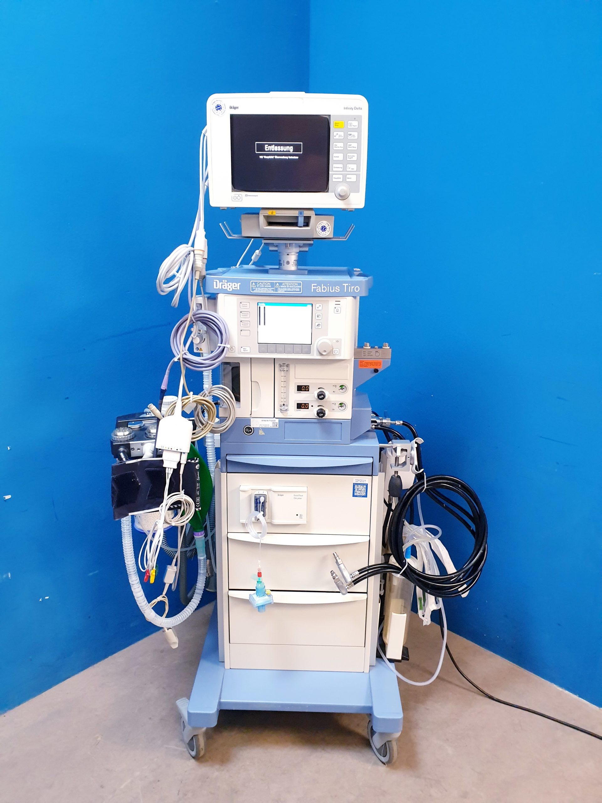 Dräger Drager Fabius Tiro + Scio Four Oxi Plus + Infinity Delta – Bild 3