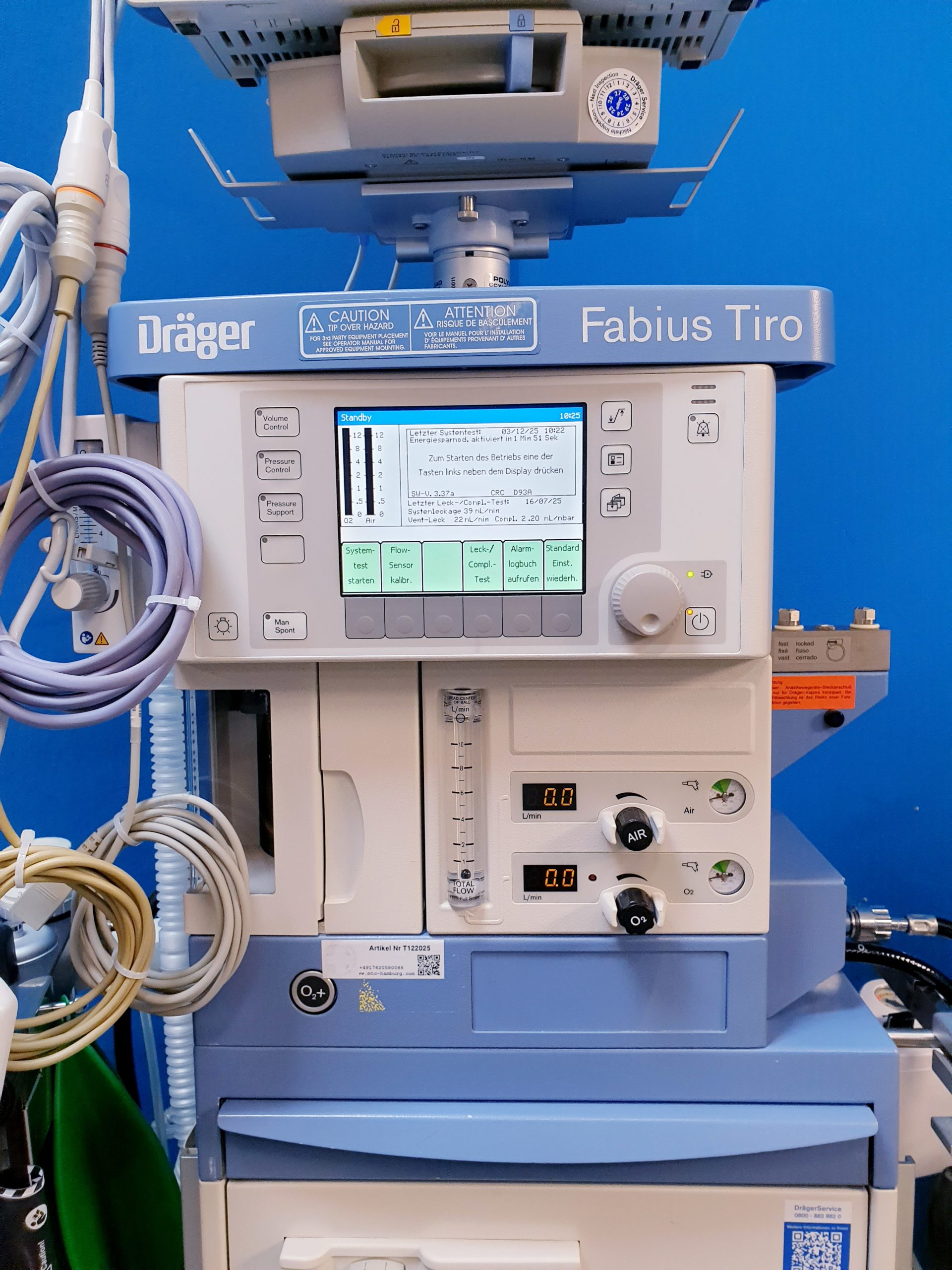 Dräger Drager Fabius Tiro + Scio Four Oxi Plus + Infinity Delta – Bild 6