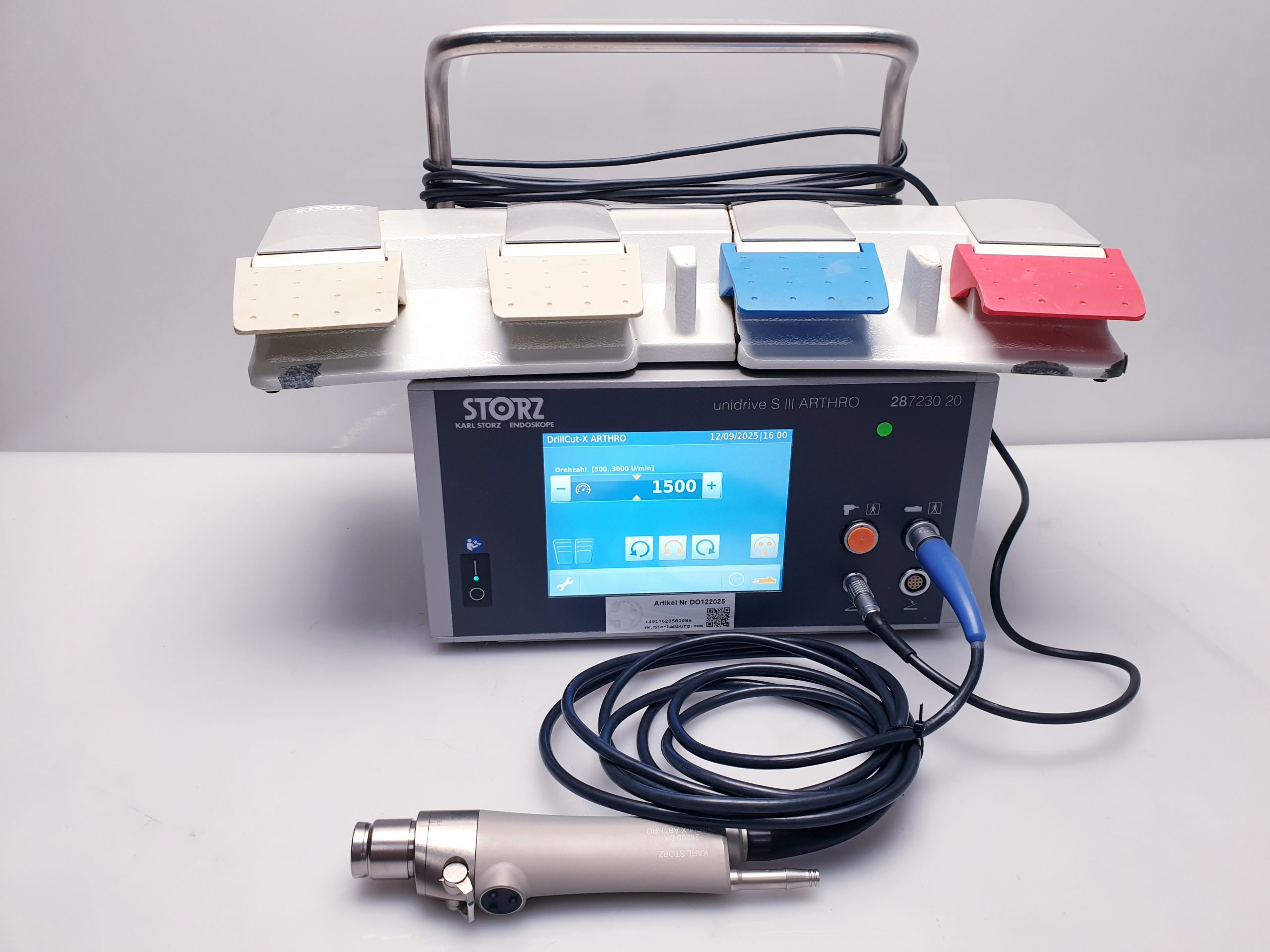 Karl Storz Unidrive S III aRTHRO 287230 20 28723020 + 28200 DX DrillCut -X ARTHRO - 5000 - E5500 - mk