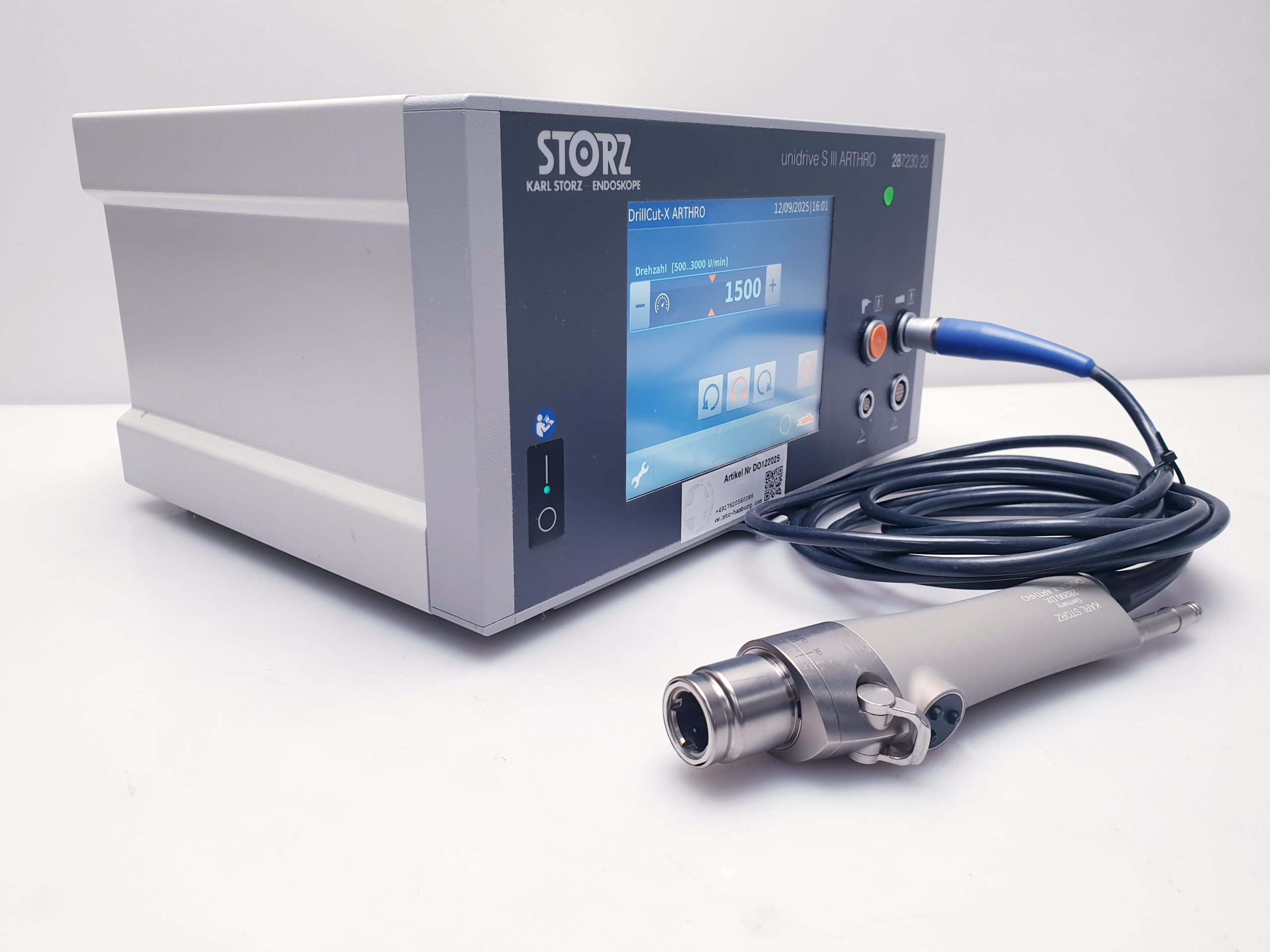 Karl Storz Unidrive S III aRTHRO 287230 20 28723020 + 28200 DX DrillCut -X ARTHRO - 5000 - E5500 - mk – Bild 5