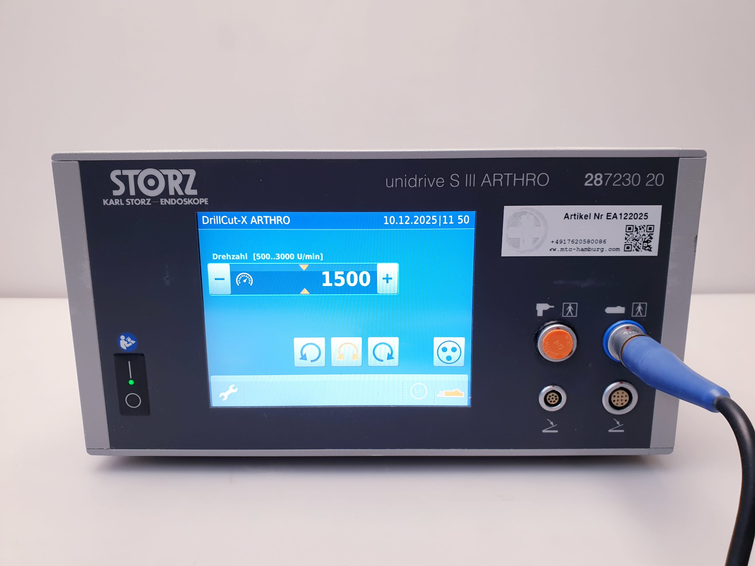 Karl Storz Unidrive S III aRTHRO 287230 20 28723020 + 28200 DX DrillCut -X ARTHRO - 5000 - E5500 - mk – Bild 19