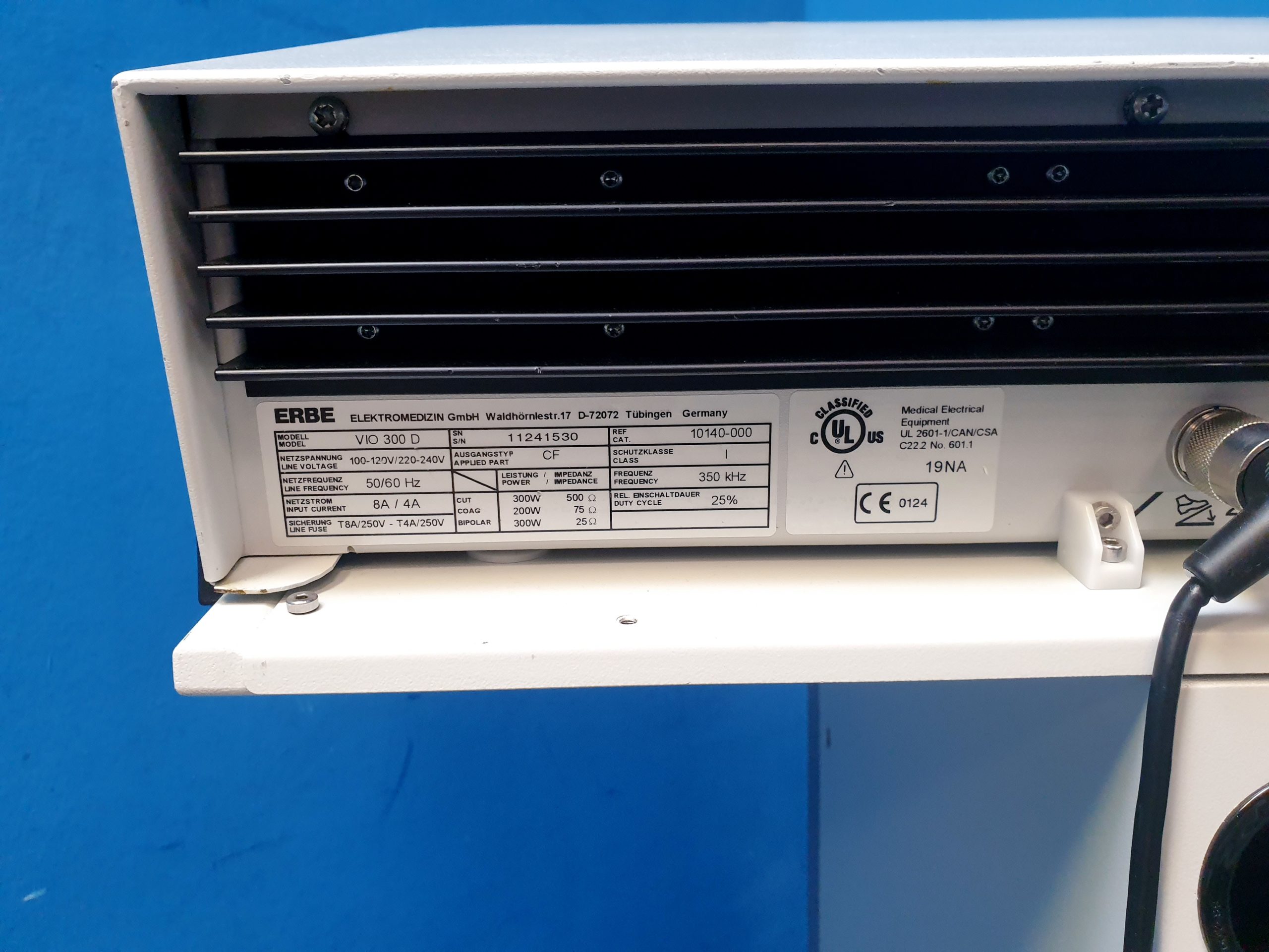 Erbe VIO 300 D VIO300D HF Gerät auf Gerätewagen - Rollbar – Bild 15