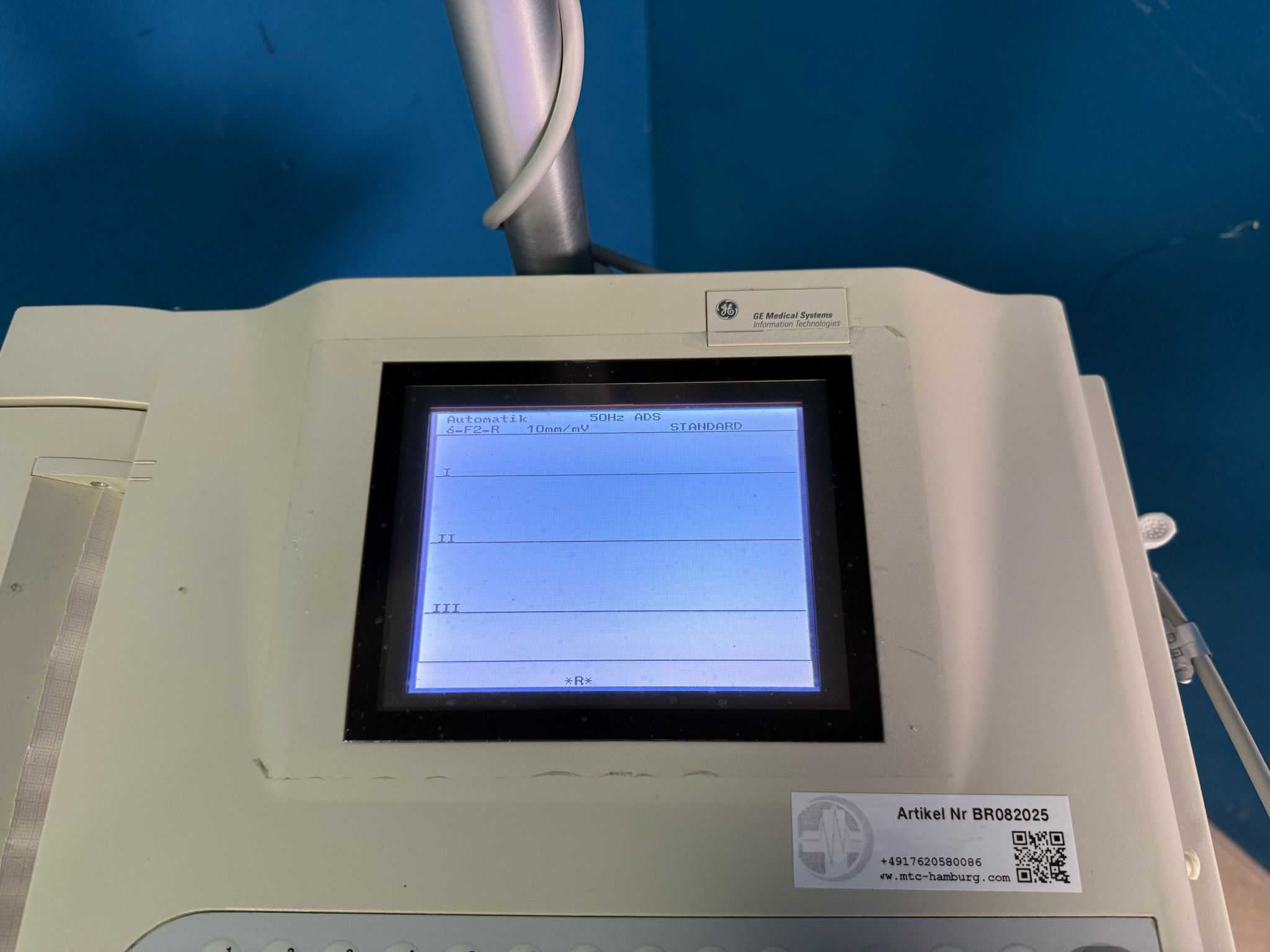 GE MAC 1200 ST + SAUGANLAGE – 12 KANAL – Bild 7