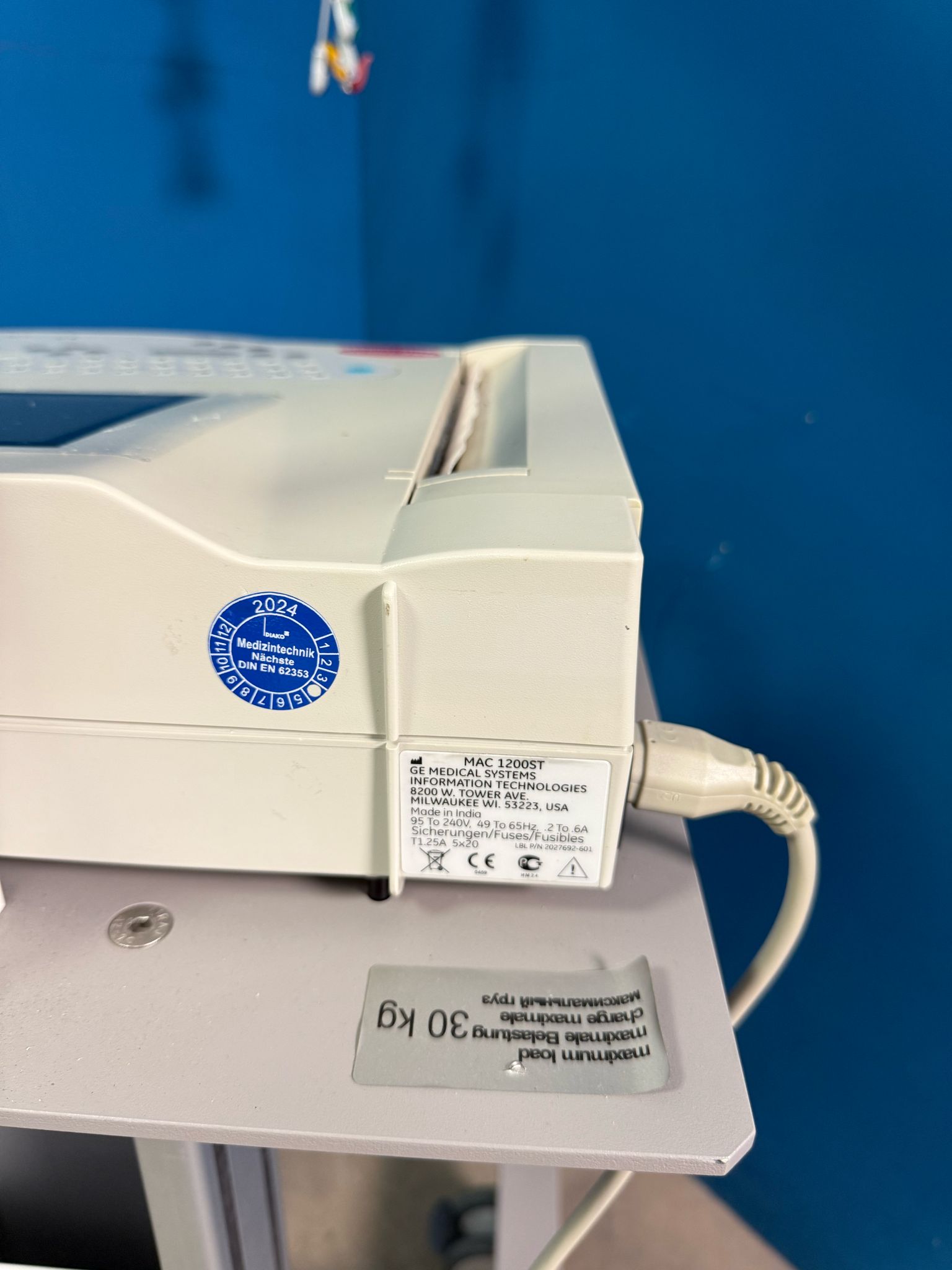 GE MAC 1200 ST + SAUGANLAGE – 12 KANAL – Bild 11