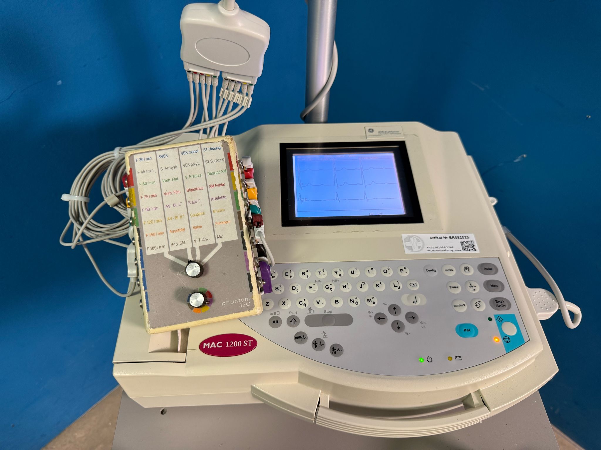 GE MAC 1200 ST + SAUGANLAGE – 12 KANAL – Bild 13