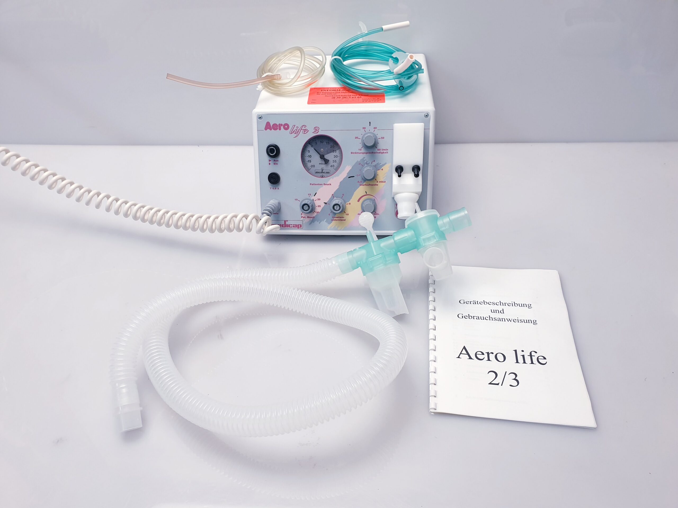 IPPB Gerät Medicap Aerolife 2 Überdruckinhalationsgerät