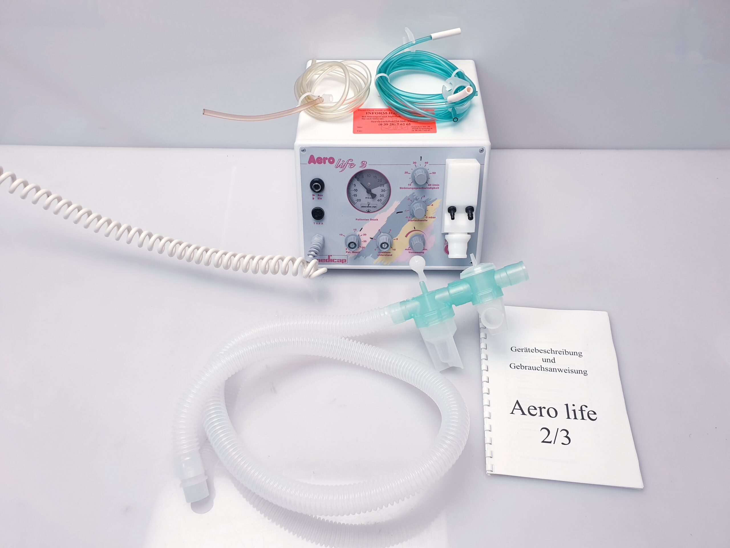 IPPB Gerät Medicap Aerolife 2 Überdruckinhalationsgerät – Bild 4