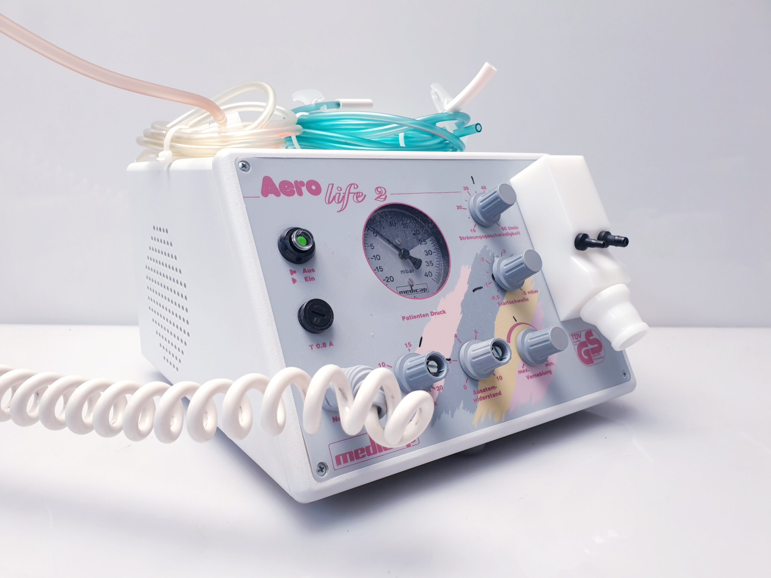 IPPB Gerät Medicap Aerolife 2 Überdruckinhalationsgerät – Bild 6
