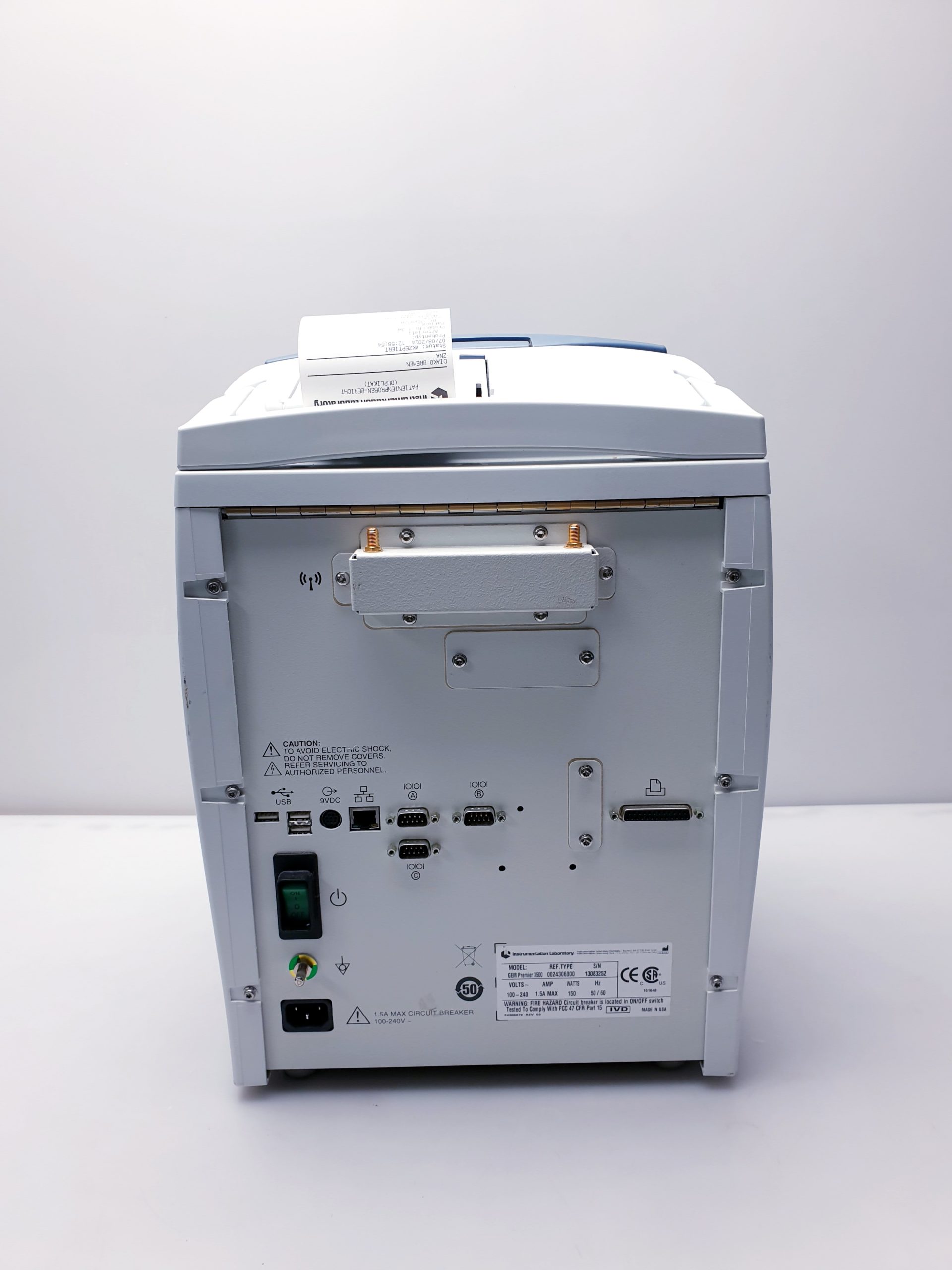 GEM Premier 3500 POC Blood Gas Analyzer – Bild 18