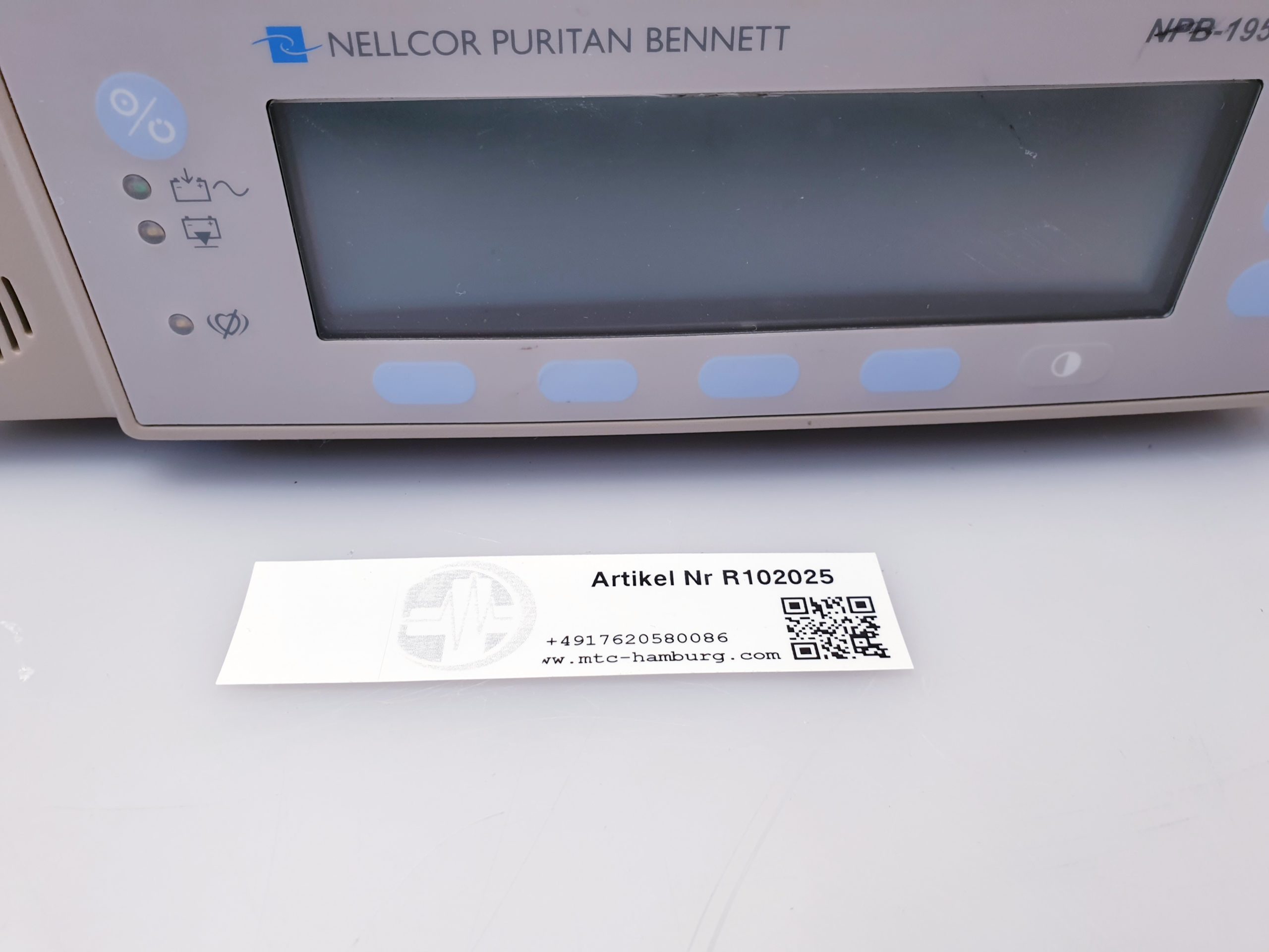 Nellcor NPB-195 PULSOXYMETER - Defekt – Bild 2