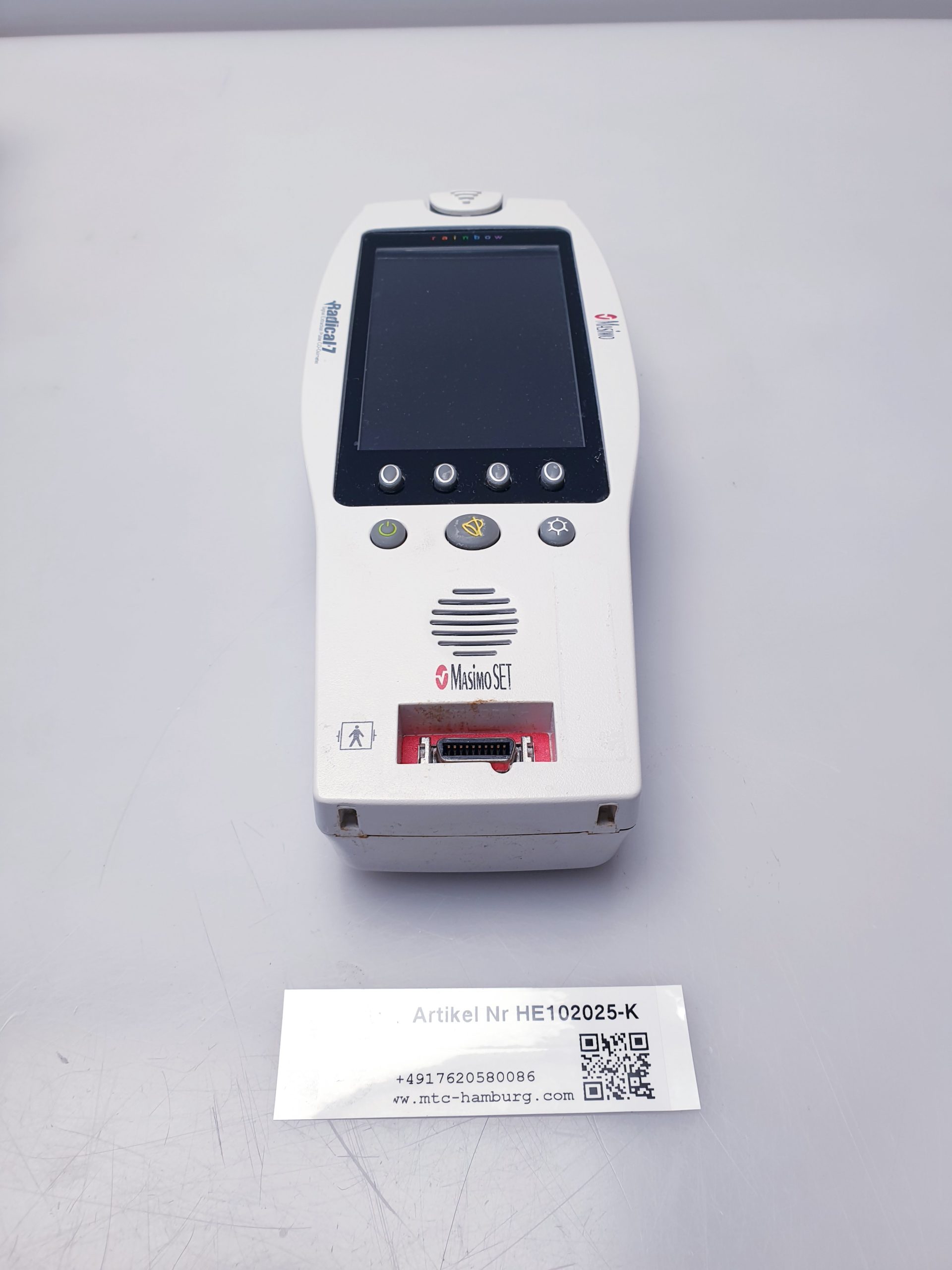 Masimo Set Radical 7 Bedienteil Signalextraktion Puls CO-Oximeter Patientenmonitor – Bild 2