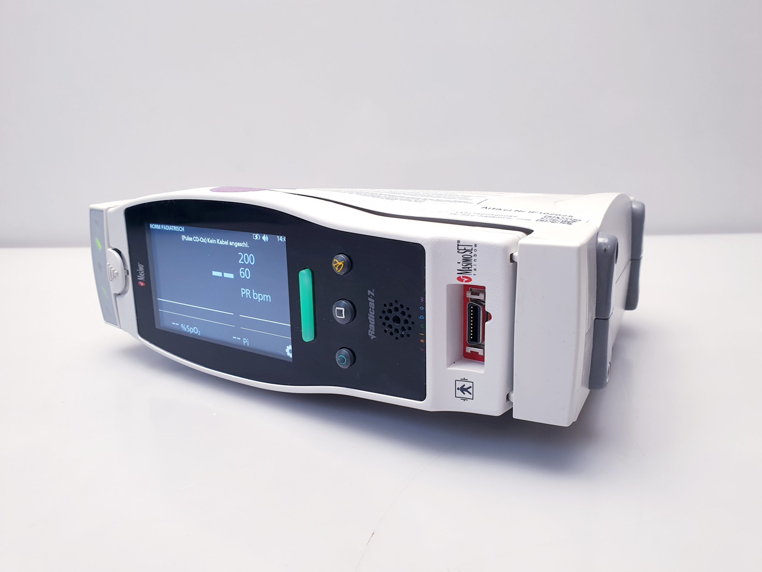 Masimo Radical 7 Masimo Set Radical 7 Bedienteil Signalextraktion Puls CO-Oximeter Patientenmonitor – Bild 6