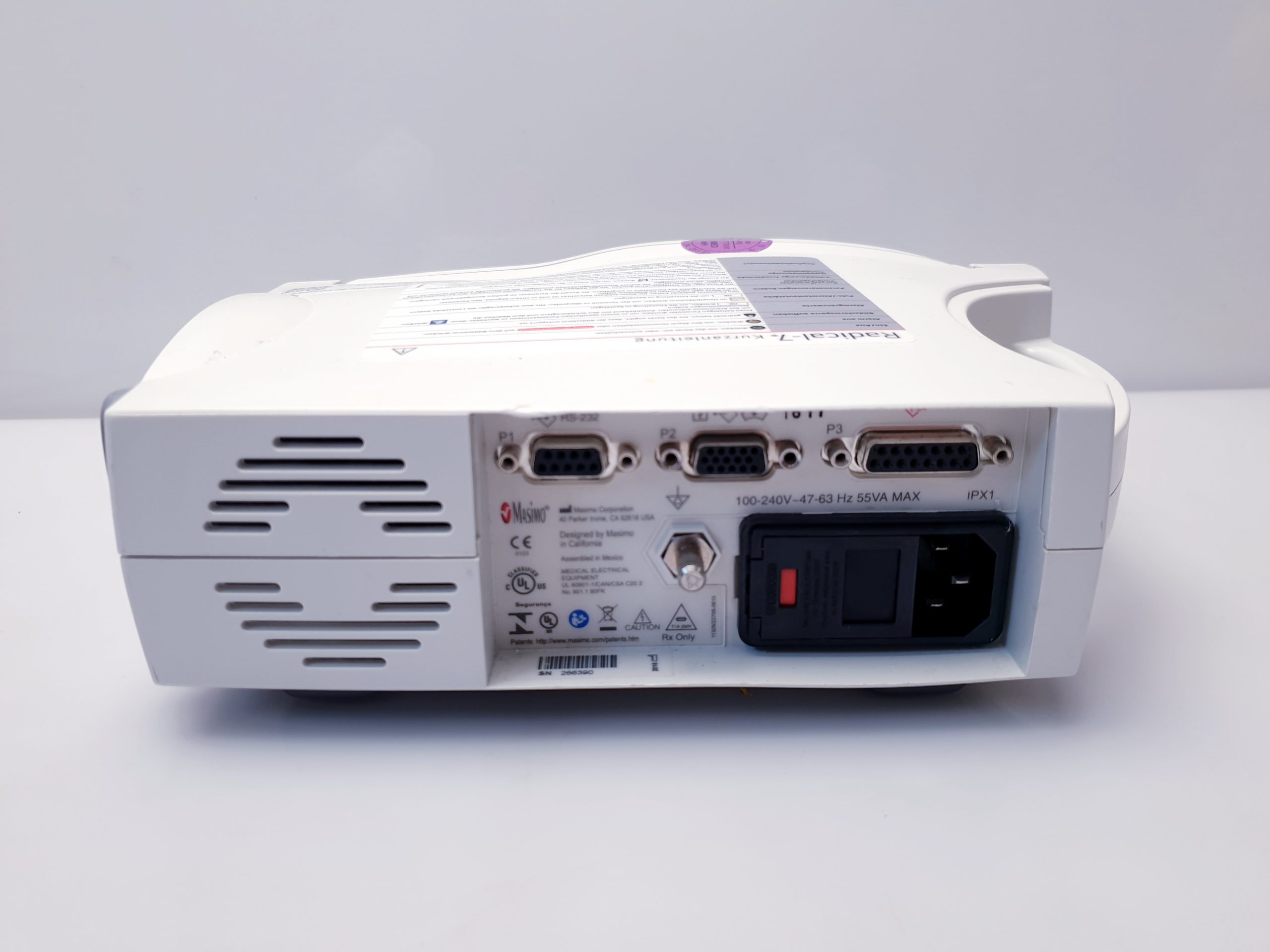 Masimo Radical 7 Masimo Set Radical 7 Bedienteil Signalextraktion Puls CO-Oximeter Patientenmonitor – Bild 10