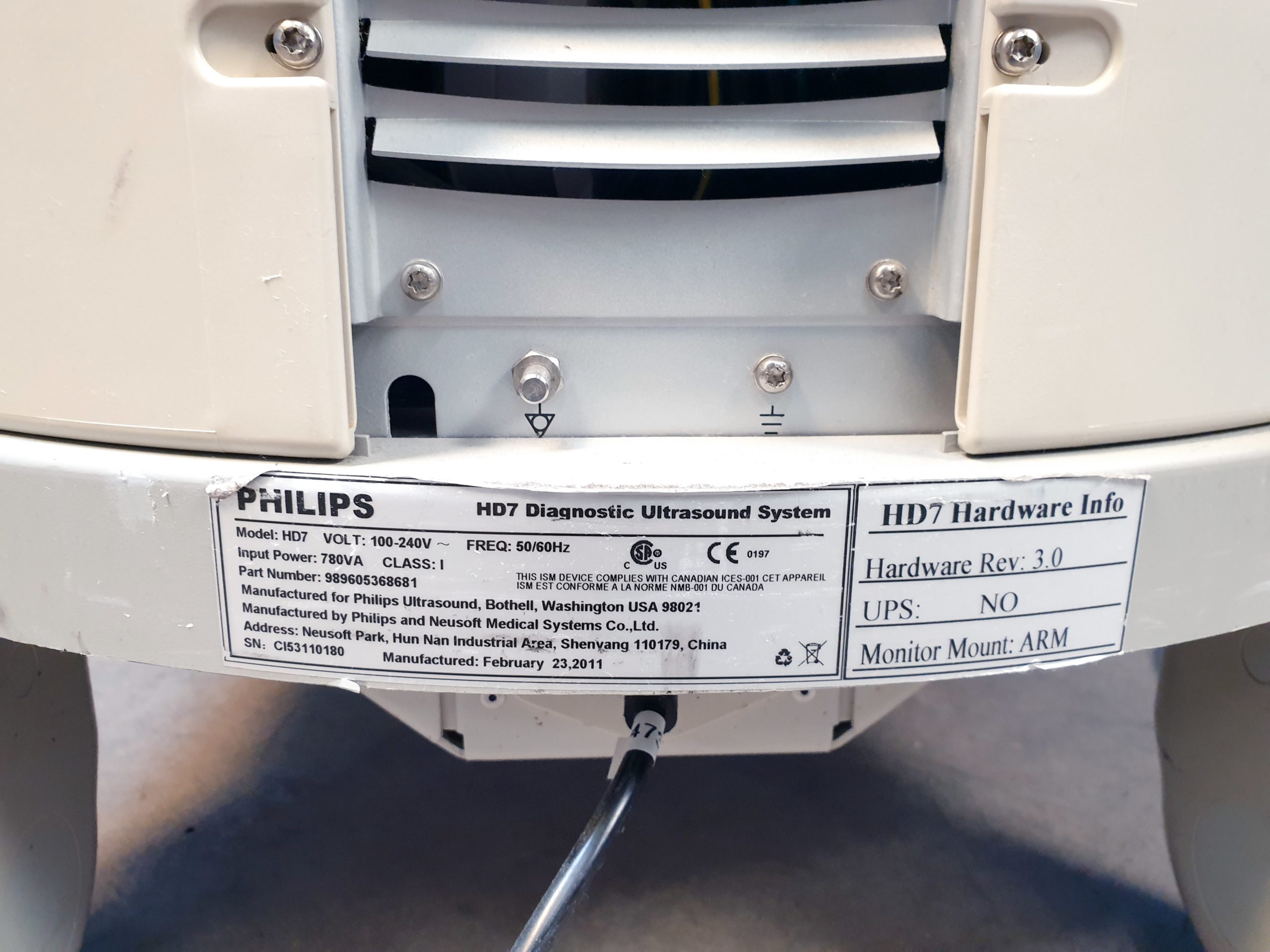 Philips HD7 HD 7 Ultrasound System - Ohne Festplatte – Bild 18