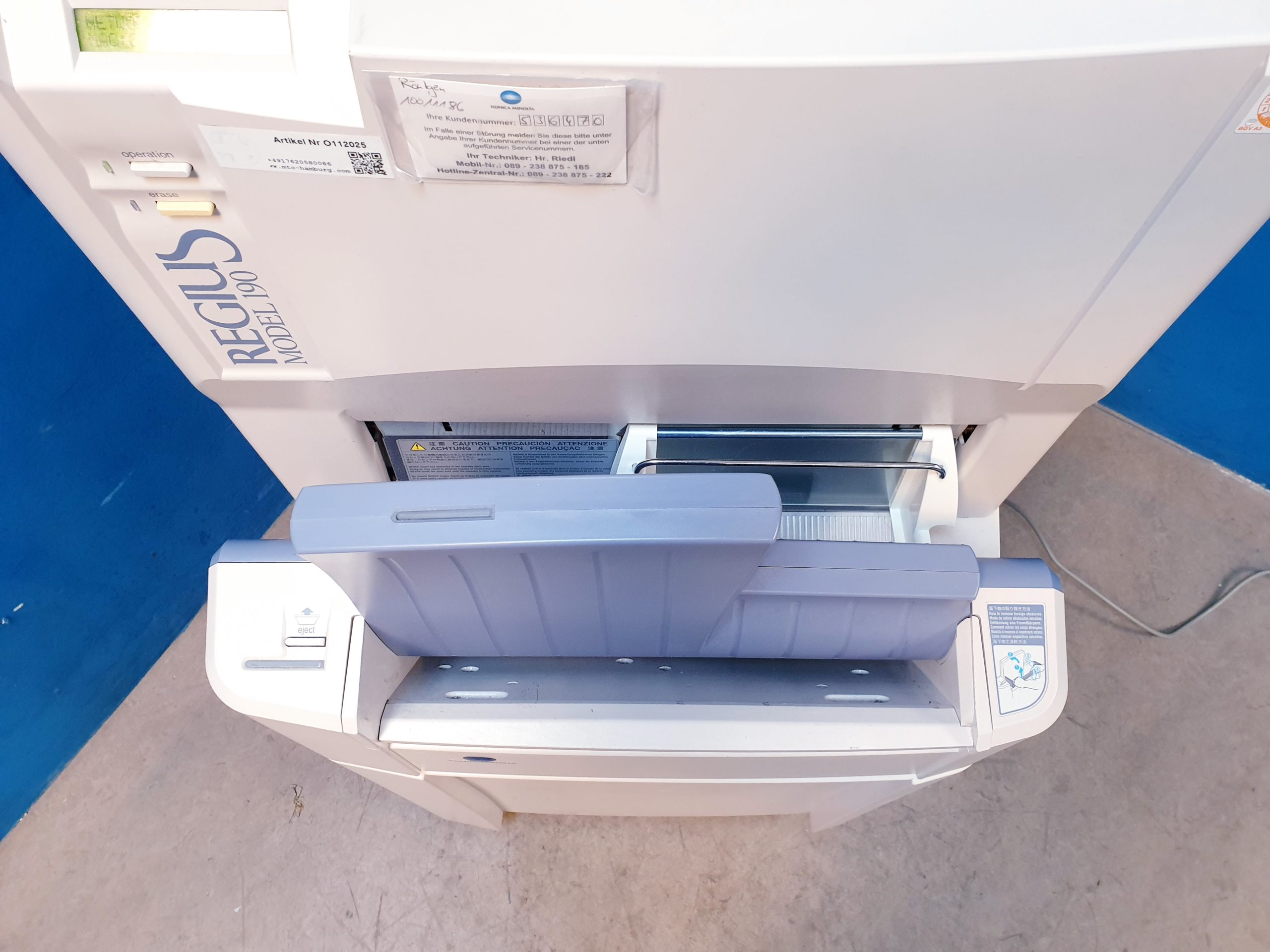 REGIUS MODEL 190 DD-941 digitales Röntgensystem – Bild 6