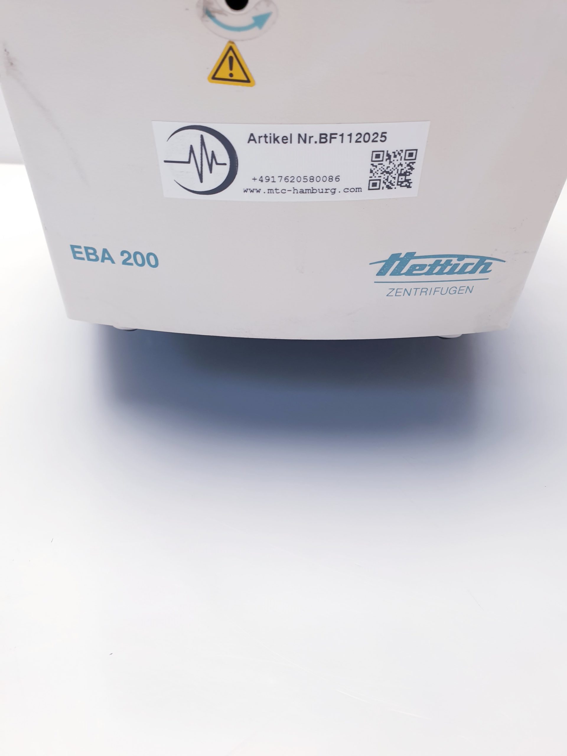 Hettich 1800 EBA 200 - EBA200 Kleinzentrifuge Zentrifuge – Bild 2