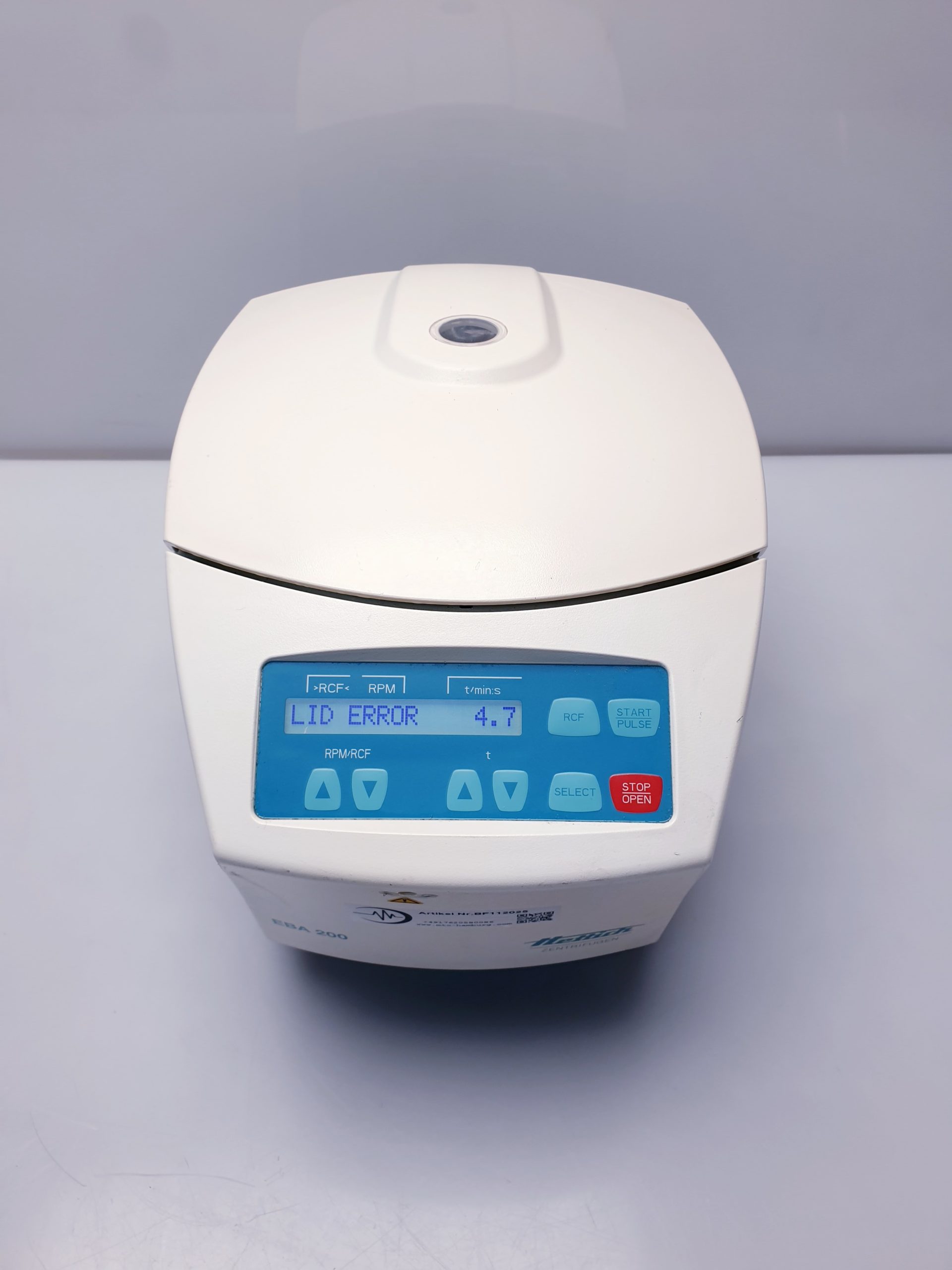 Hettich 1800 EBA 200 - EBA200 Kleinzentrifuge Zentrifuge – Bild 3